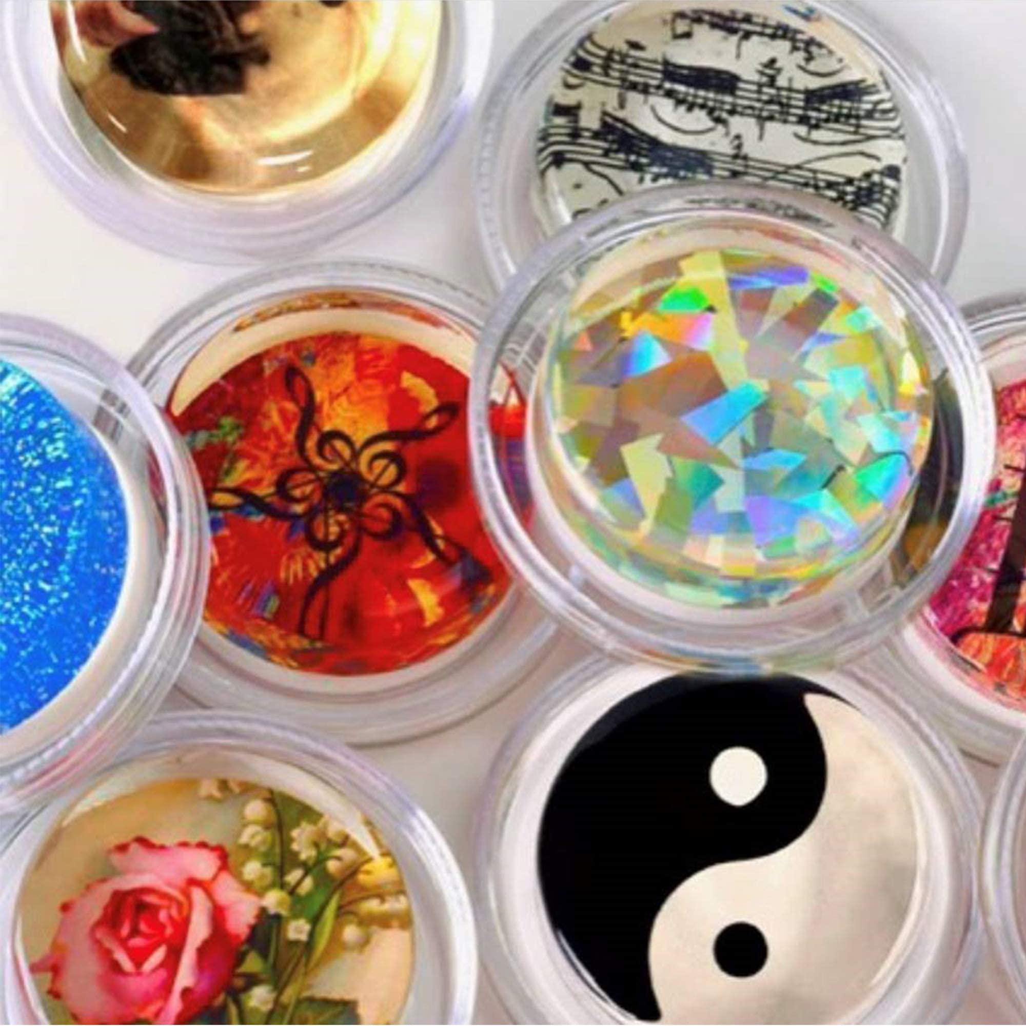 Magic Rosin - 3G Blue Infinity Hologram - Premium Grade Instrument Rosins For Violin, Viola And Cello Bows - Excellent Grip - De