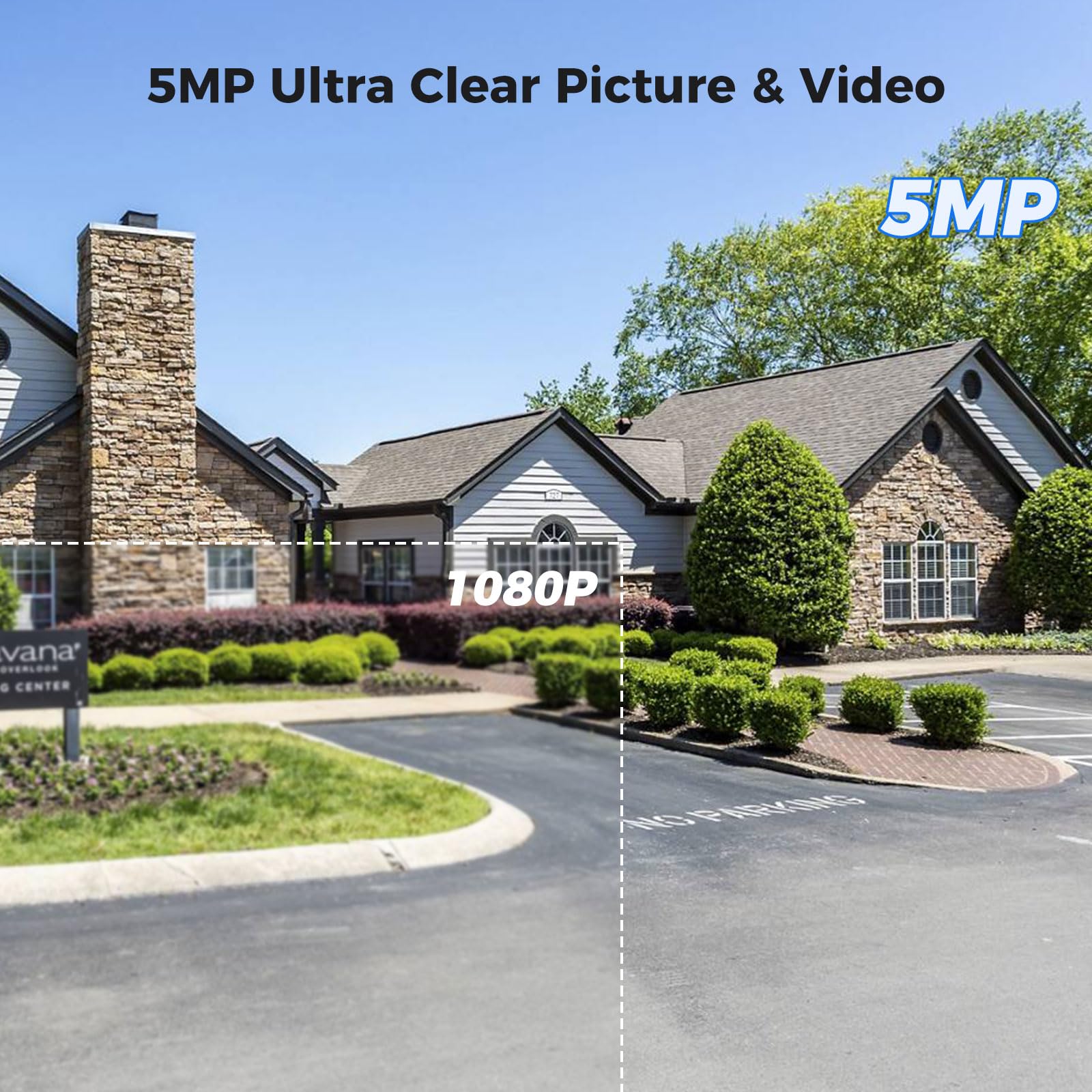 Hiseeu 360�View Ptz 3K Wired Security Camera System With Alarm Spotlight,Audio Person/Vehicle Detection 8Ch 5Mp Dvr 4Pcs Cameras 1Tb Hdd Home Cctv Camera System Outdoor,Night Vision,24/7 Record