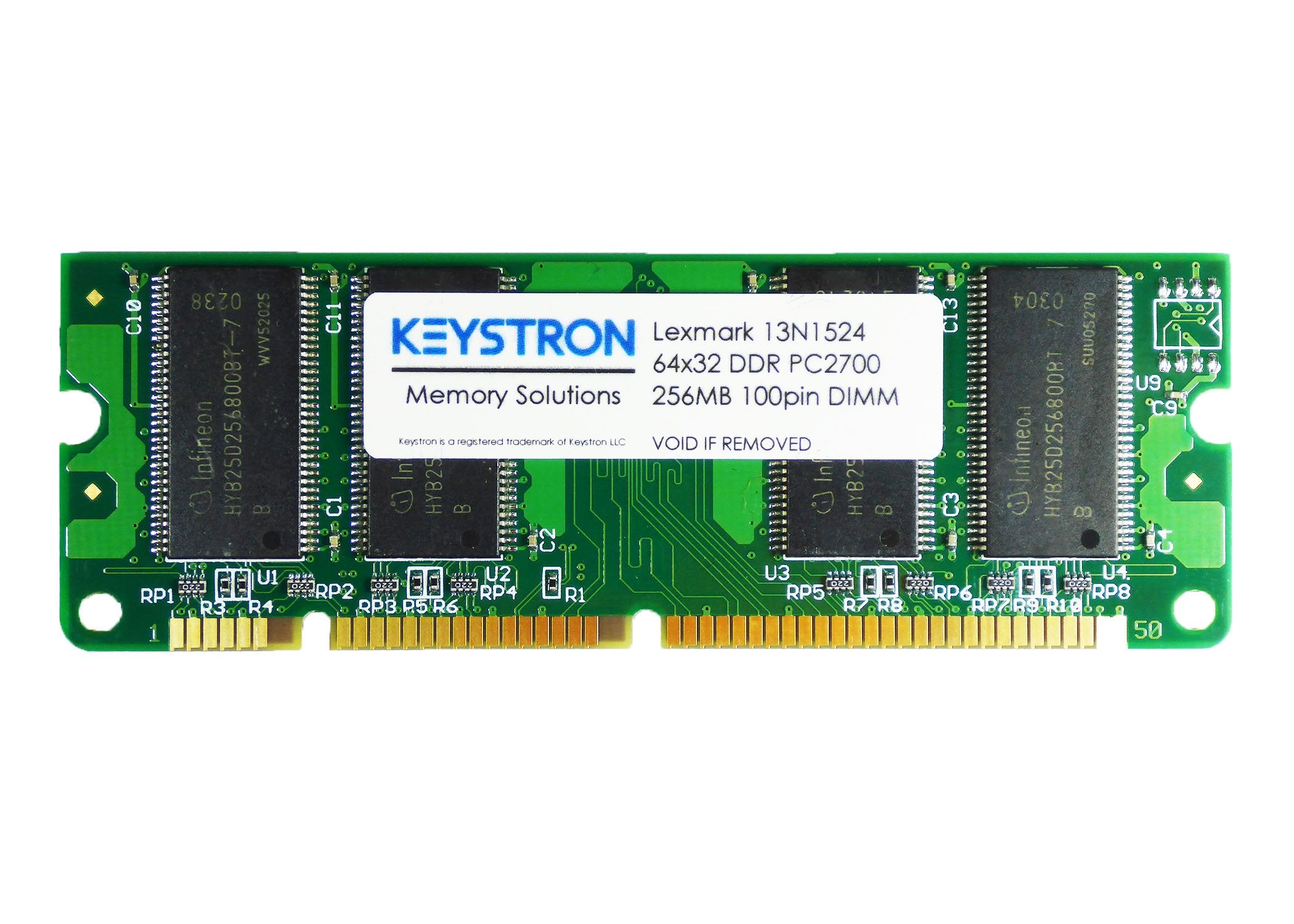 256Mb Ddr 100 Pin Printer Dimm, One 256Mb Modules By Keystron, Llc