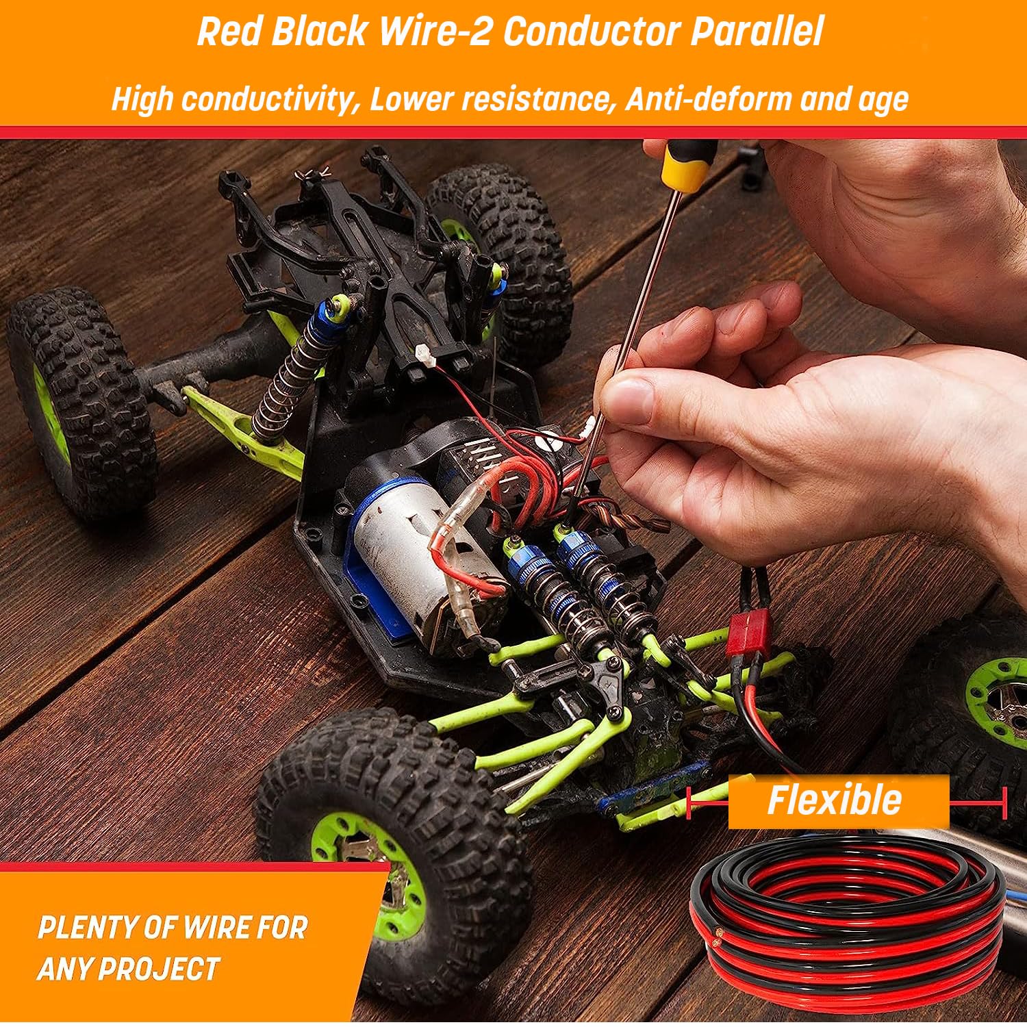 Gs Power 12 Gauge Wire (12 Awg)   100 Foot, Pure Copper, Stranded Electrical Wiring For Speaker, Automotive, Trailer, Stereo And