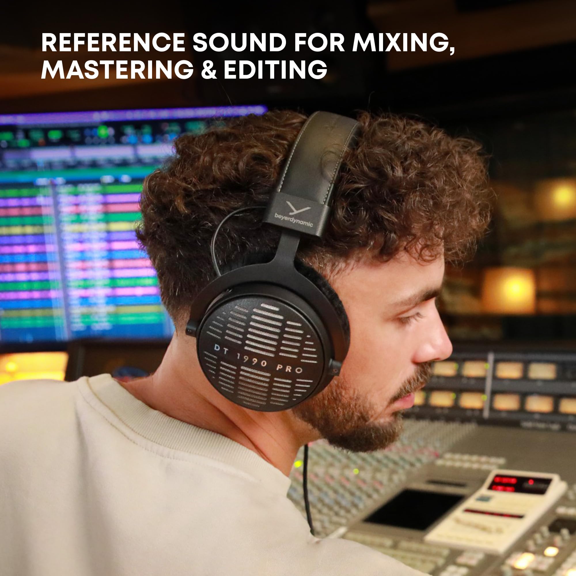 Beyerdynamic Dt 1990 Pro Mkii Premium Tesla Studio Headphones For Mixing, Mastering And Editing (Open)