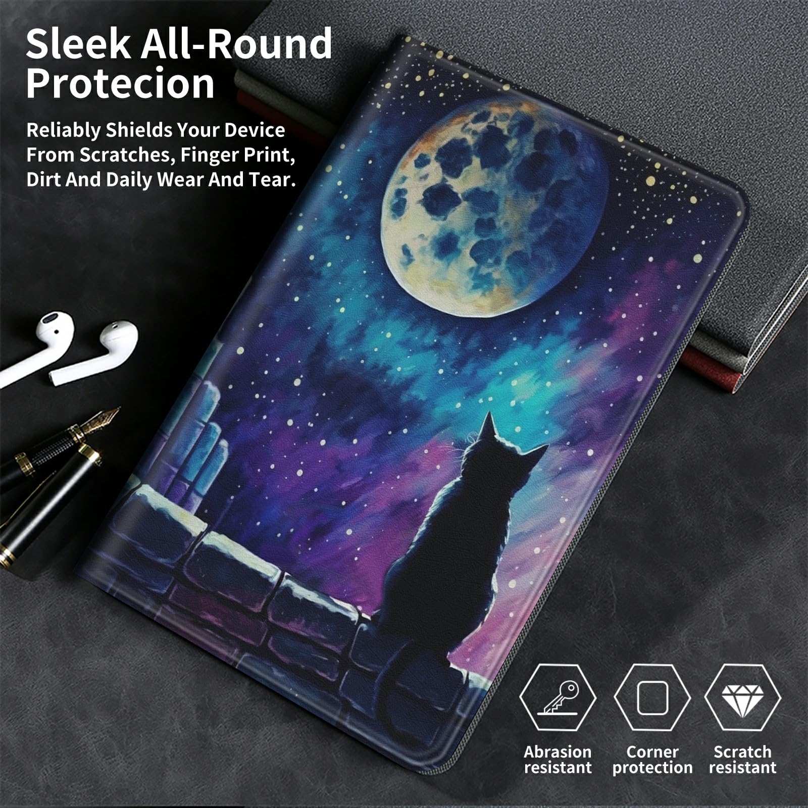 For Ipad 10.2 Case For Ipad 9Th/8Th/7Th Generation Case 2021/2020/2019 Lightweight Smart Cover Adjustable Stand With Auto Wake/S