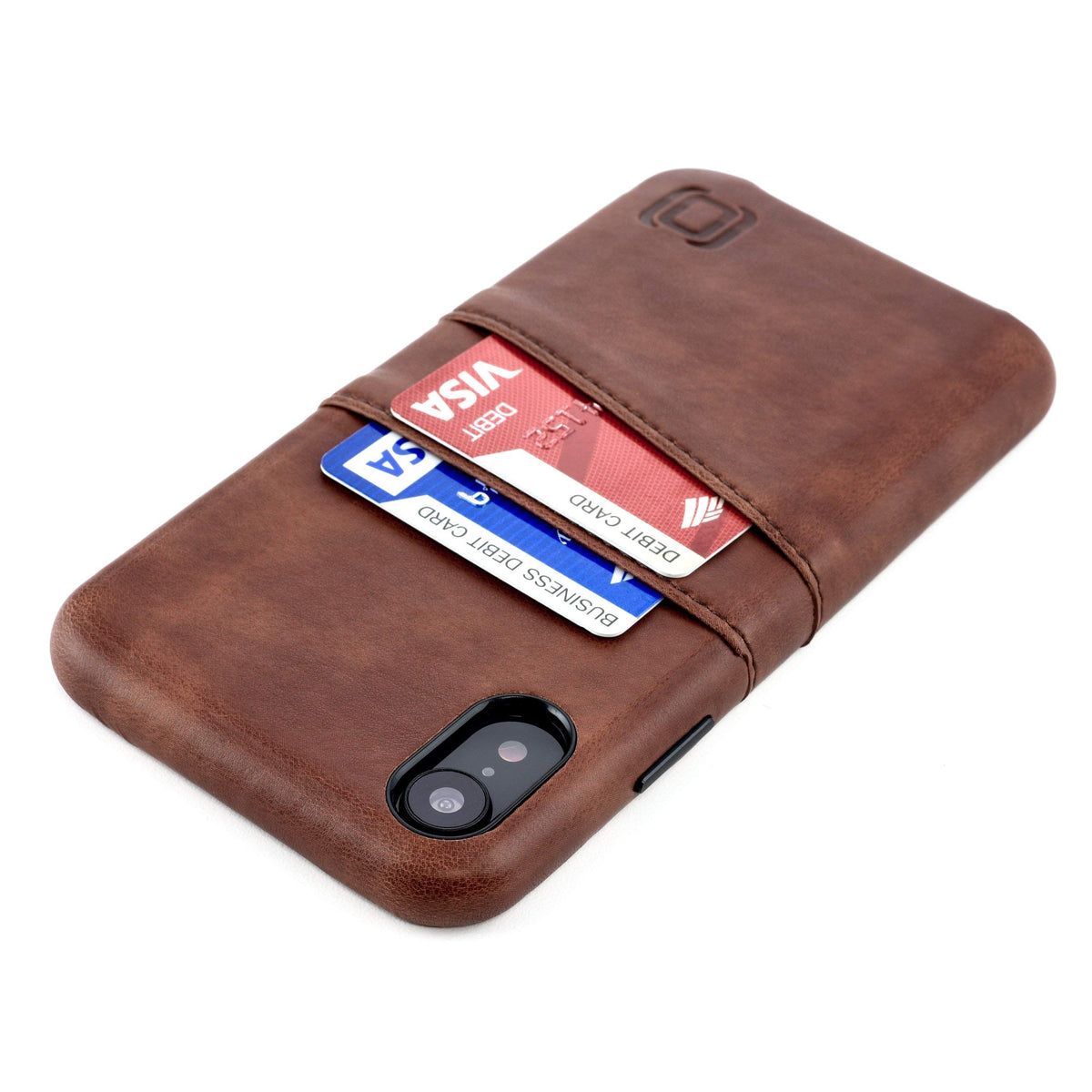 Dockem Iphone Xr Wallet Case: Built In Metal Plate For Magnetic Mounting & 2 Credit Card Holders (6.1'' Exec M2, Synthetic Leath