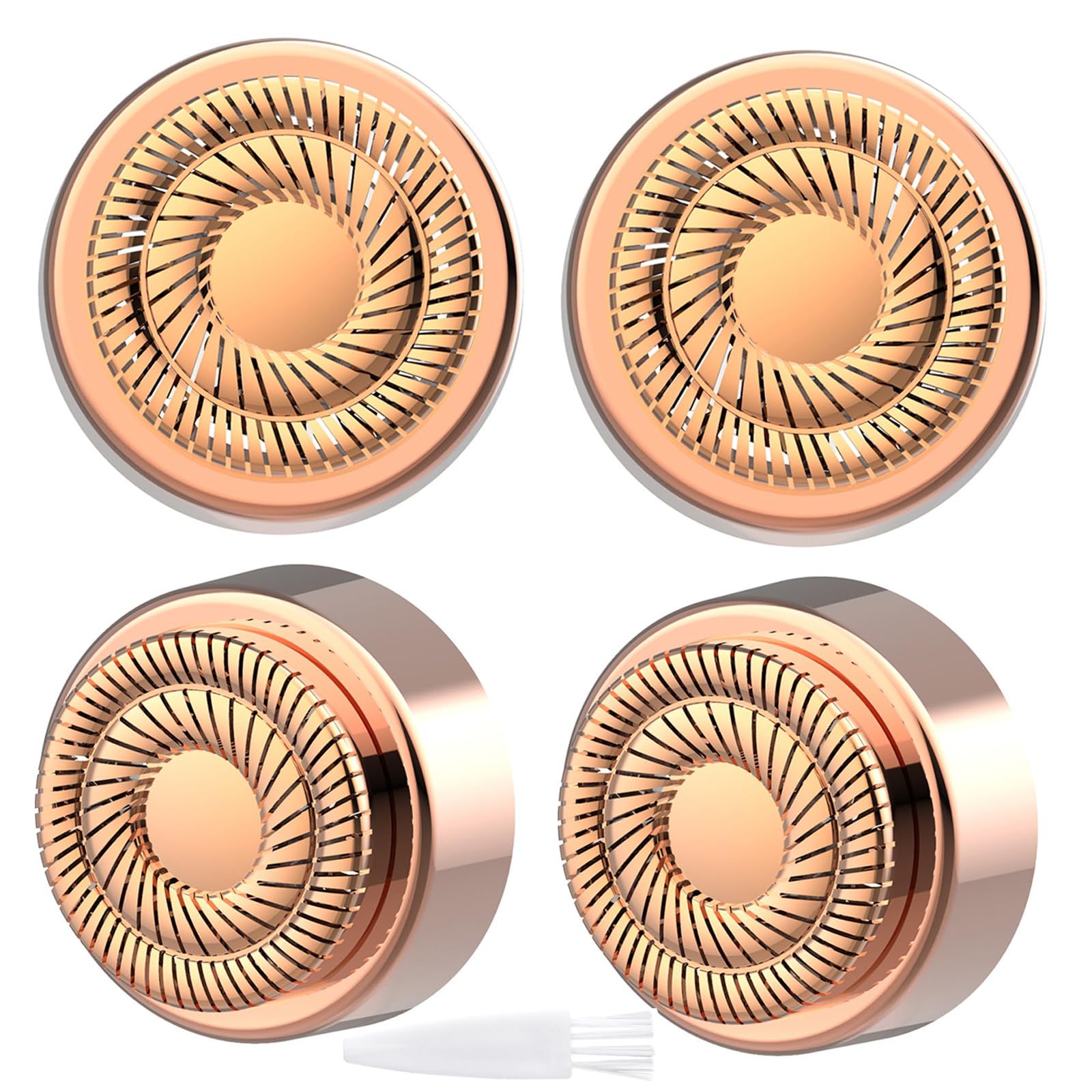 Replacement Heads For Flawless Facial Hair Remover Generation 2, 4Pcs Heads Gen 2 For Flawless Finishing Touch Hair Removal Tool