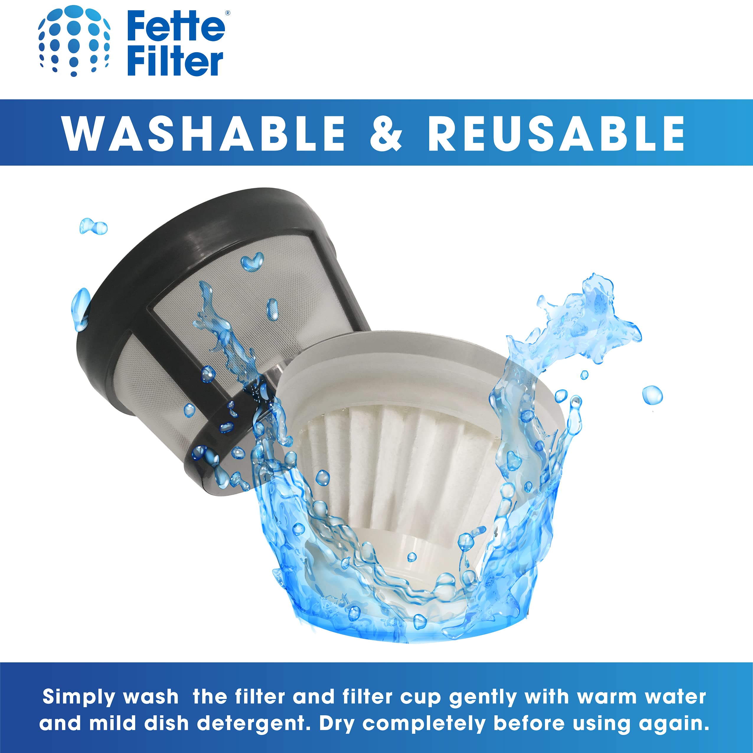 Fette Filter   1624405 Replacement Filter Compatible With Bissell Aeroslim & Turboslim Hand Vacuum Models 29869,29861, 29867, 29