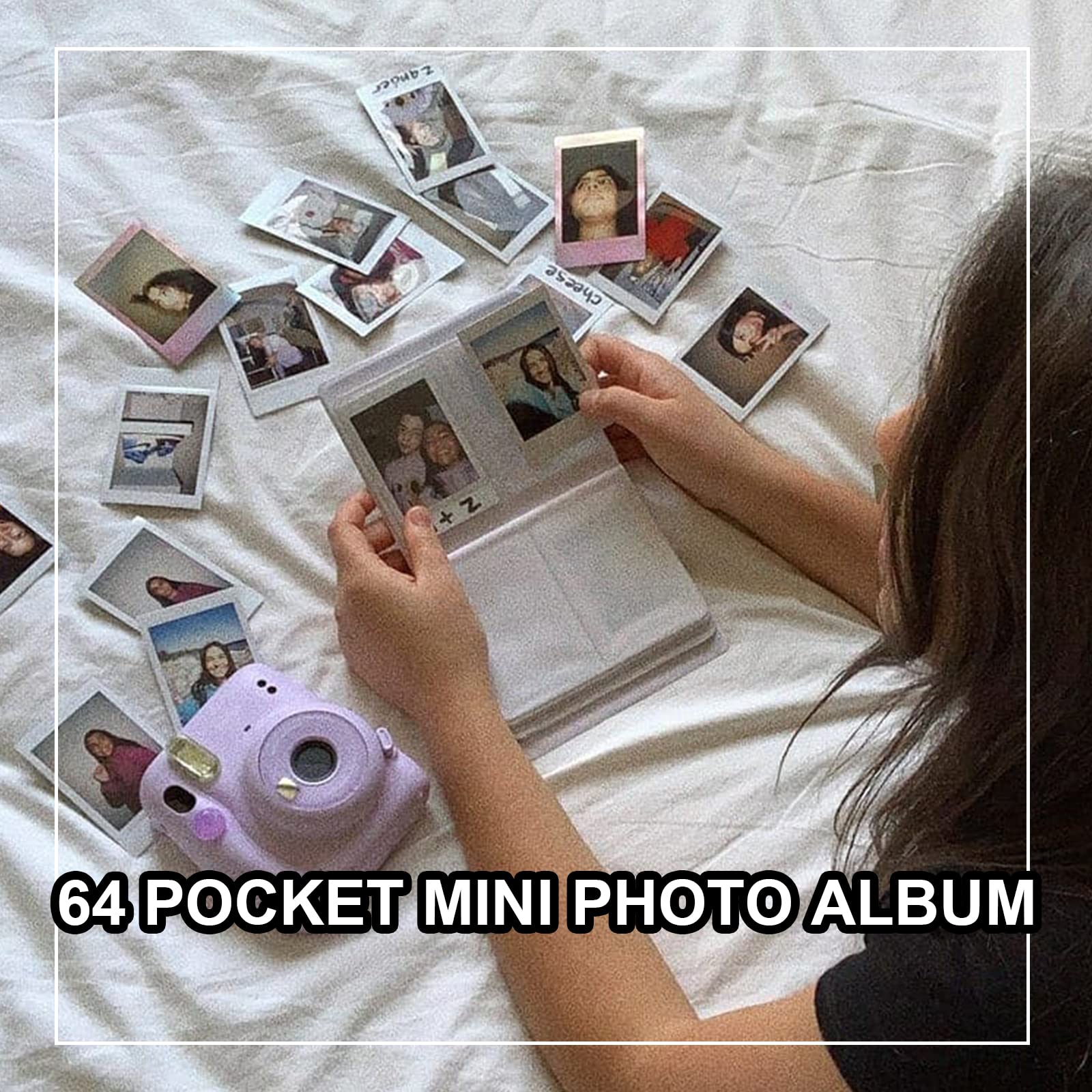 Caiyoule Fujifilm Instax Mini 11 Camera Accessories Kit Bundle With Protective Case & Mini Album & Frames & Diy Sticker & Filter
