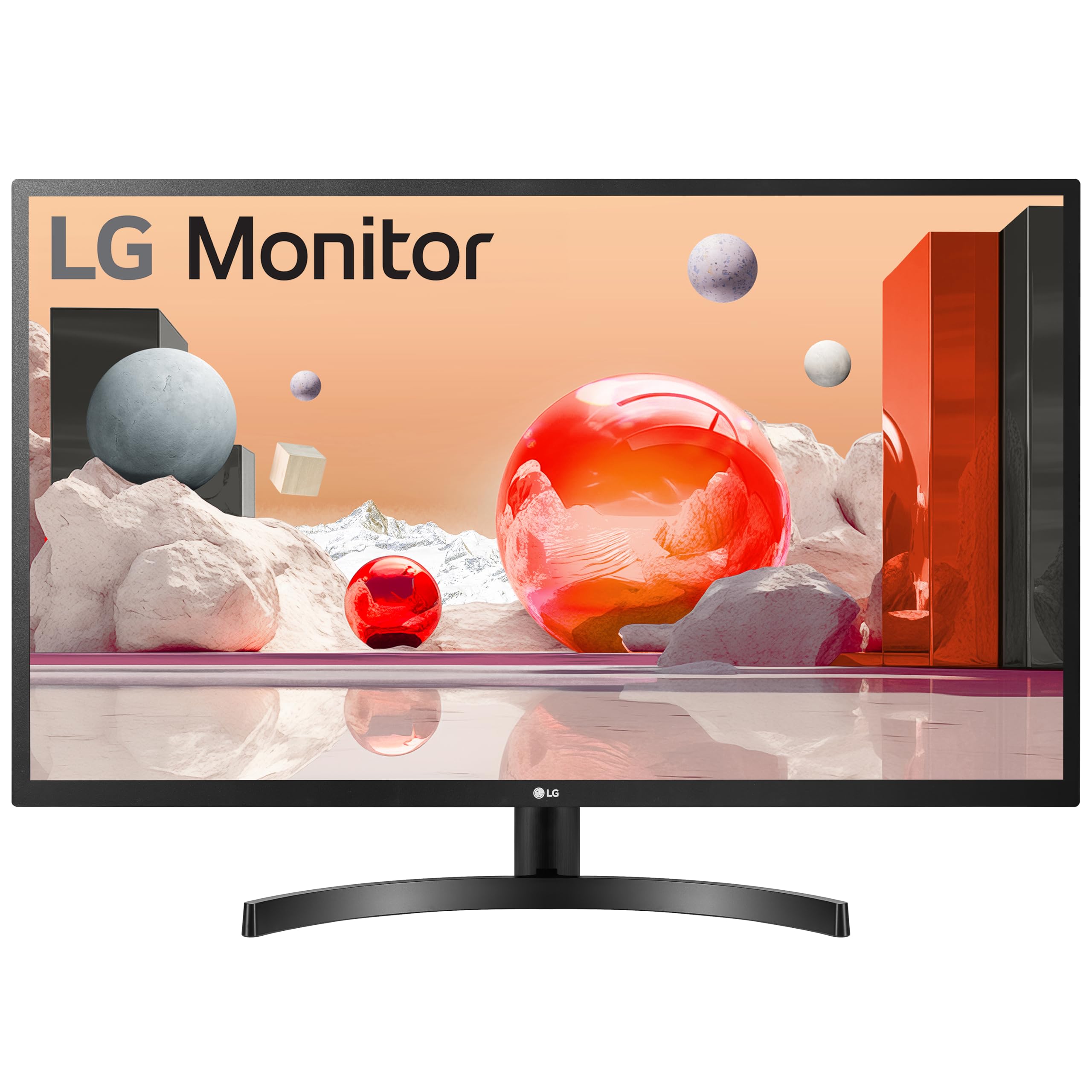 Lg Fhd 32 Inch Computer Monitor 32Ml600M B, Ips With Hdr 10 Compatibility, Black