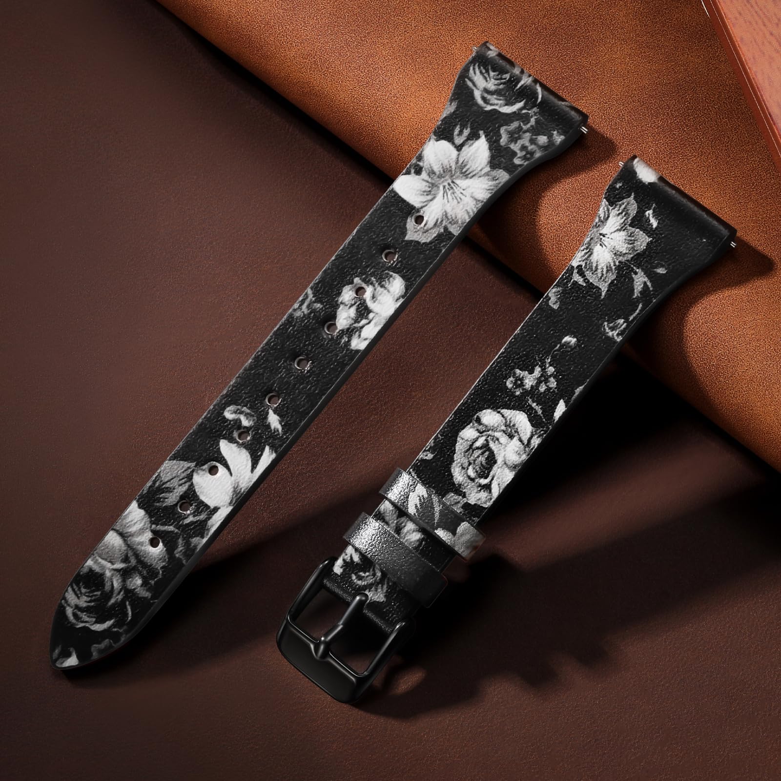 Geak Slim Leather Bands Compatible With Samsung Galaxy Watch 7 Band 40Mm 44Mm/Watch 6 5 4 40Mm 44Mm/Galaxy Watch Band 42Mm/Watch