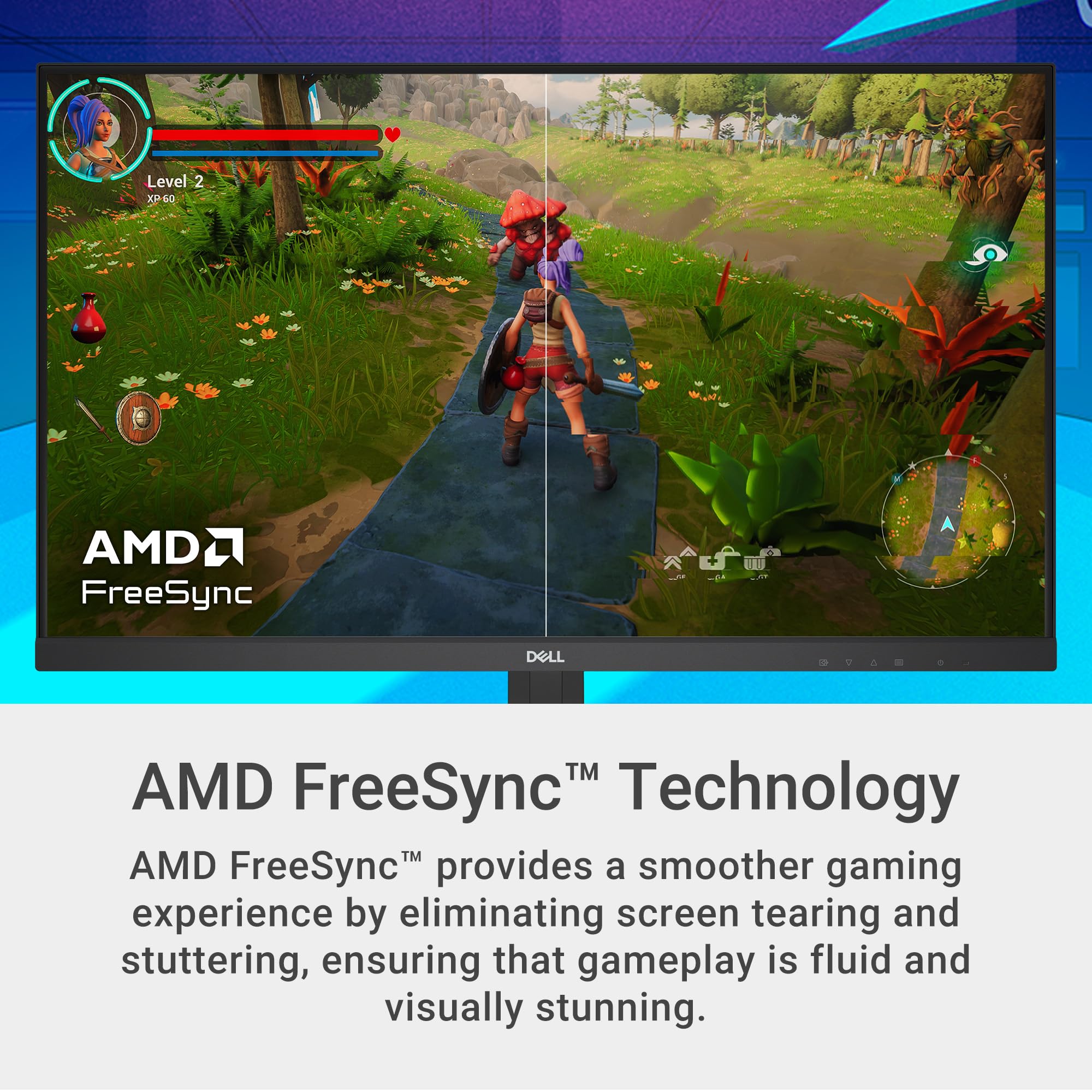 Dell G2725D Gaming Monitor   27 Inch Qhd (2560X1440) Up To 180 Hz, 2Ms Response Time, 99% Rgb Display, Displayport/Hdmi Connecti