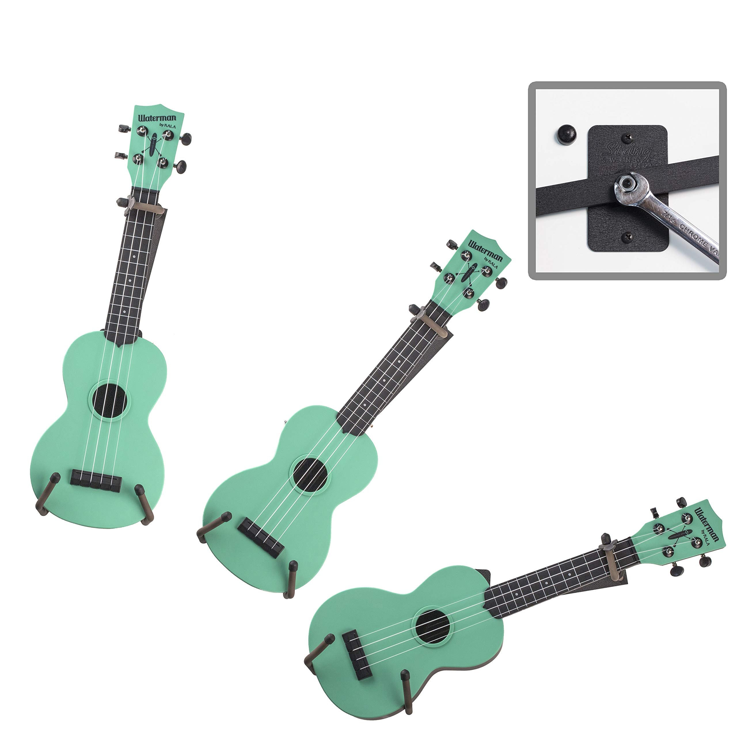 Ukulele Horizontal Wall Mount Stand For Violin Mandolin Ukele Pinaple Concert Compatible Safely Accessories Without Case String