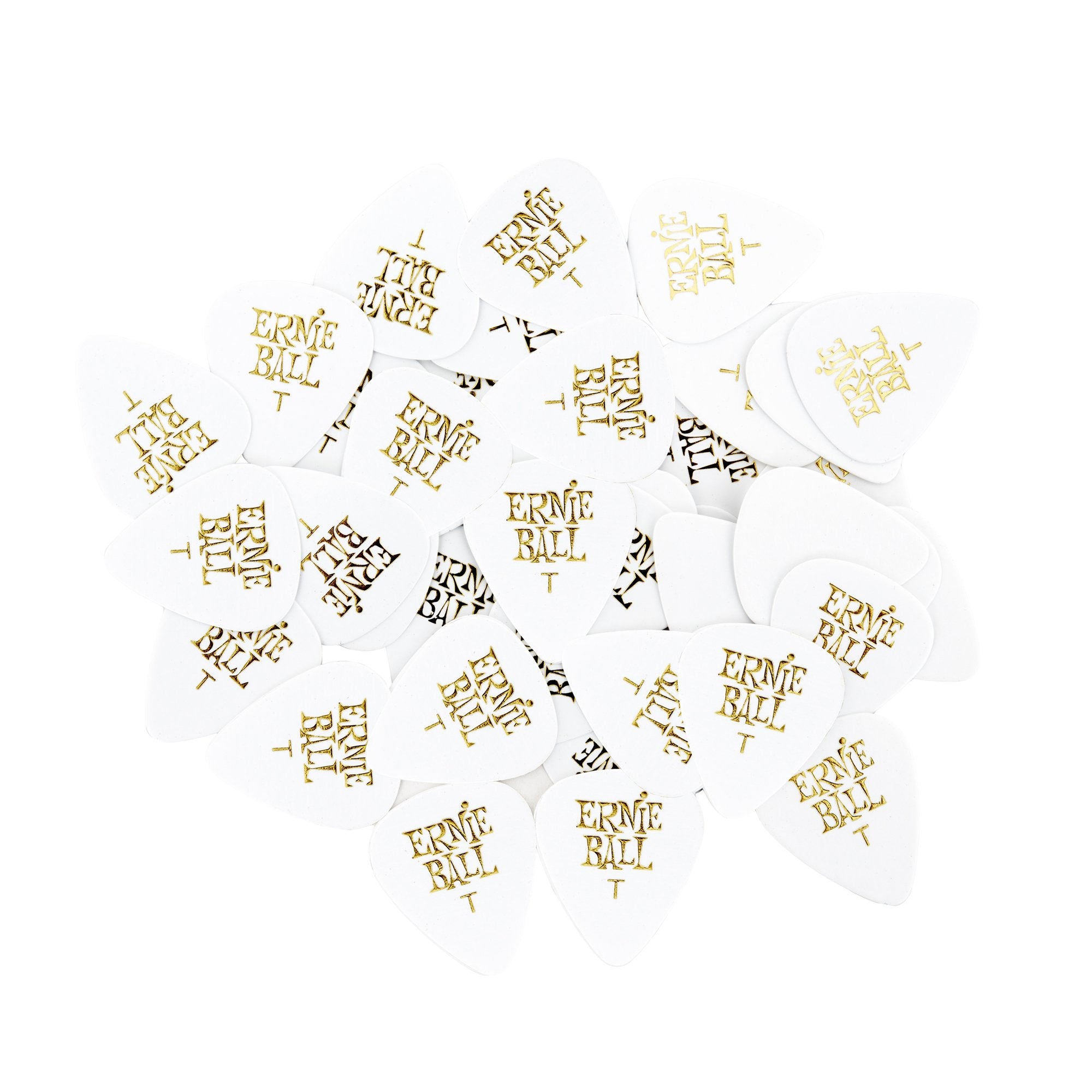 Ernie Ball Guitar Picks, Thin, White, 144 Pack (P09101)