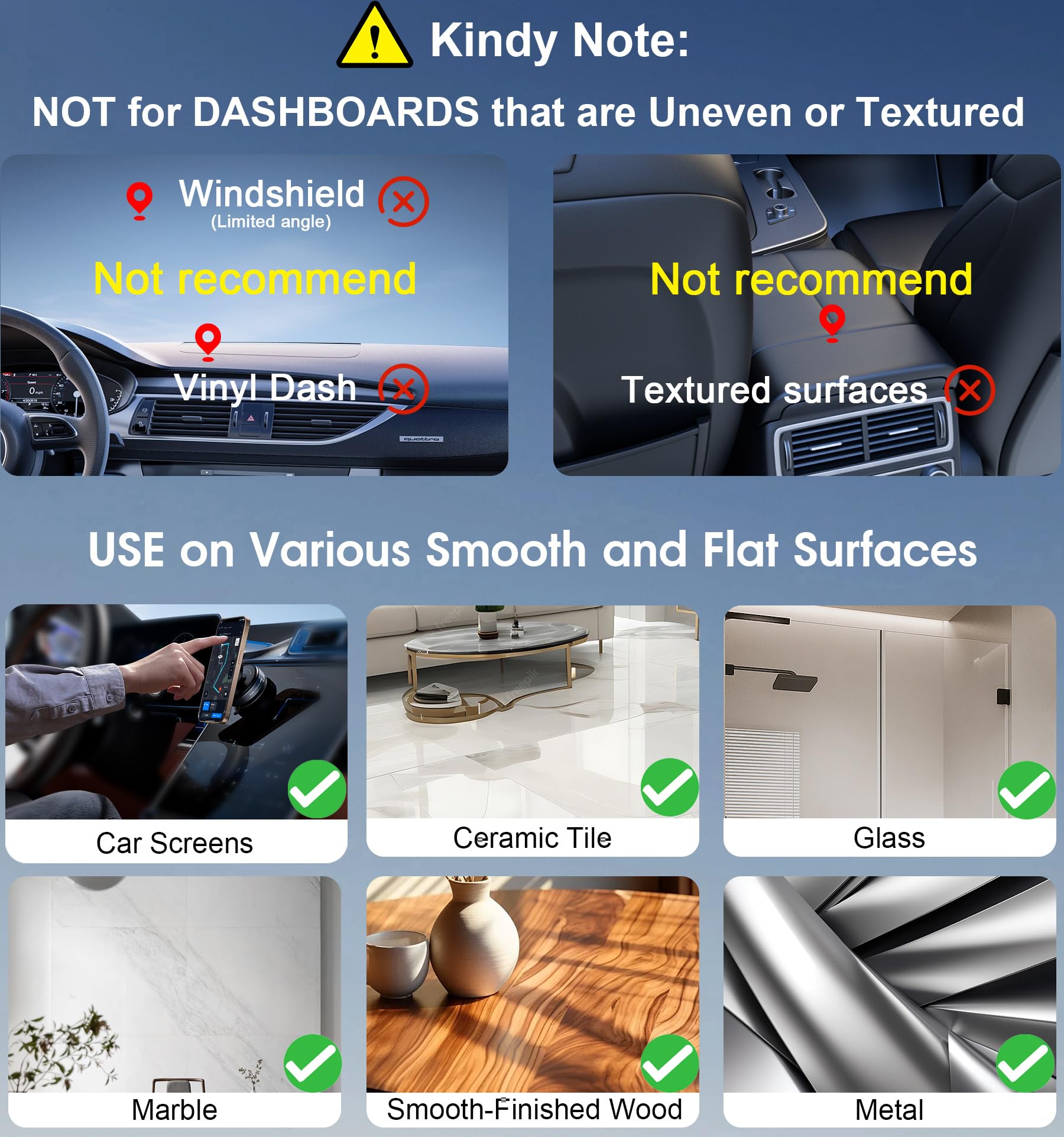 Reokily Latest Magnetic Car Phone Holder Ultra Vacuum Suction Cup Phone Mount Magnetic Car Mount Cell Phone Holder For Your Car