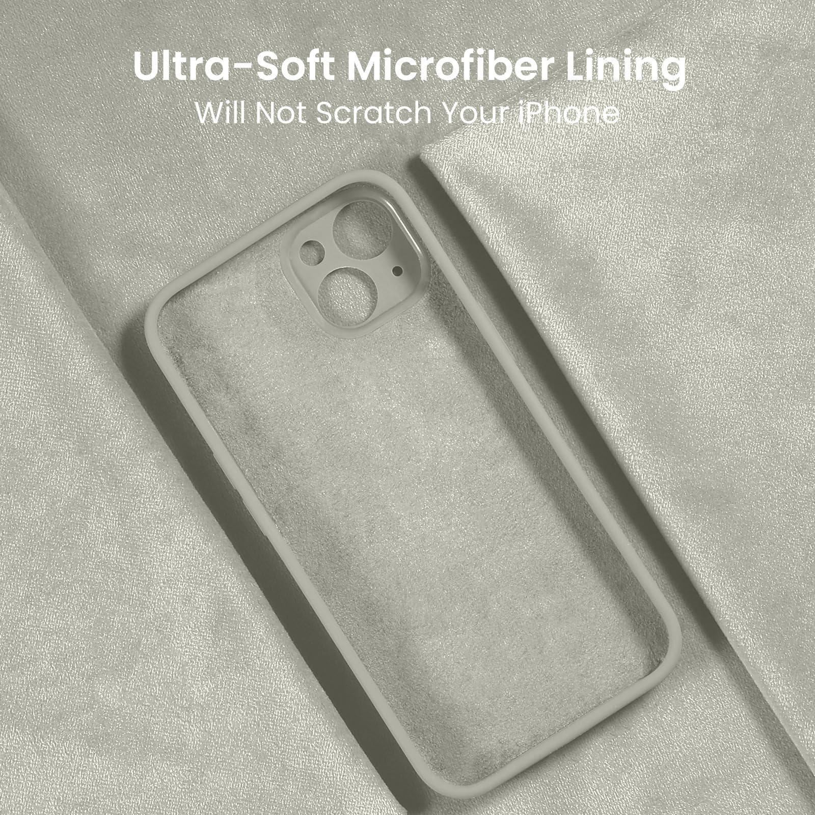 Firenova Designed For Iphone 15 Case, Silicone Upgraded [Camera Protection] Phone Case With [2 Screen Protectors], Soft Anti Scr