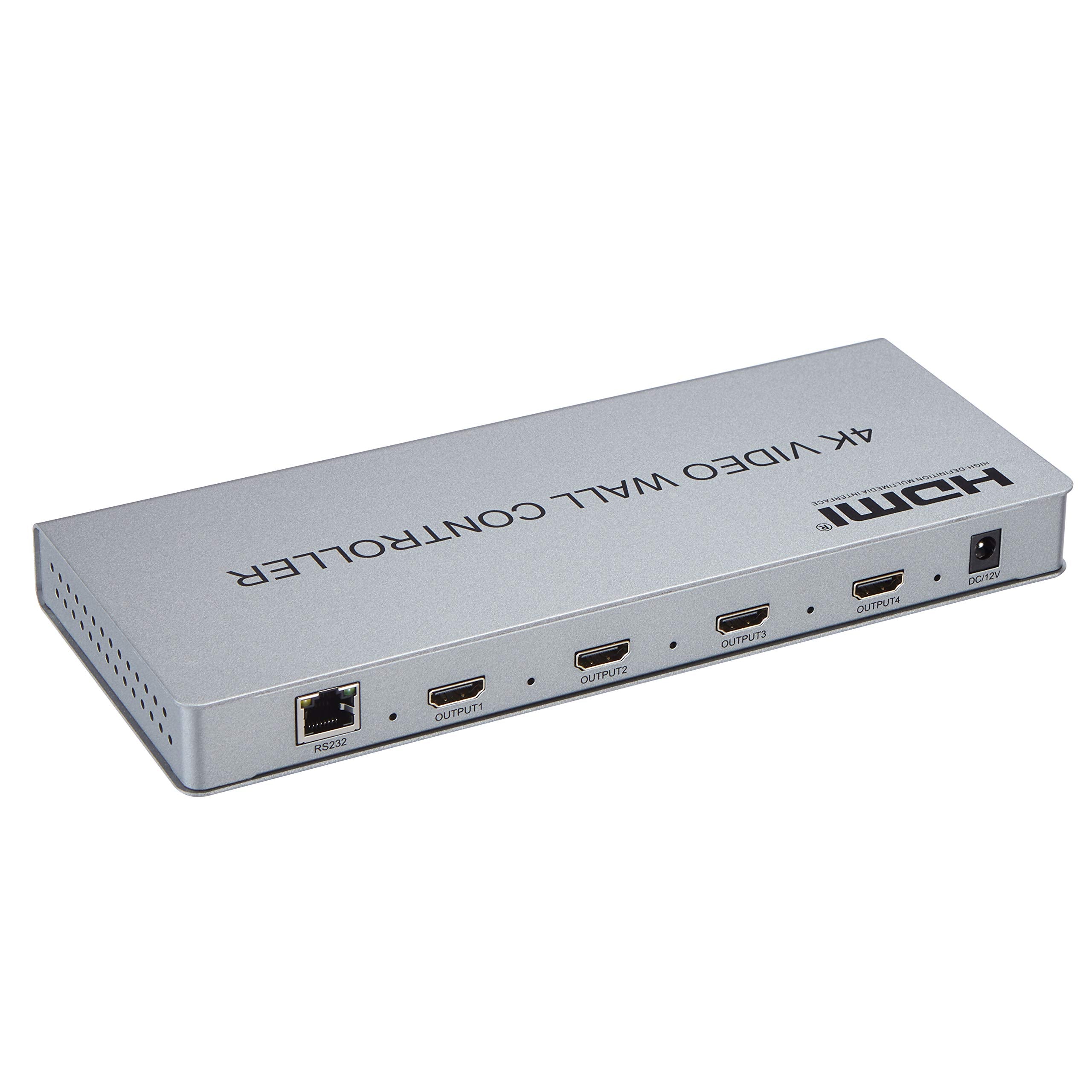 Video Wall Controller 2X2 4K 30Hz Processor Hdmi 1.4 Hdcp 1.4 Support 2X2,1X2,1X4 With 1 Dvi Or Hdmi Input 4 Hdmi Output