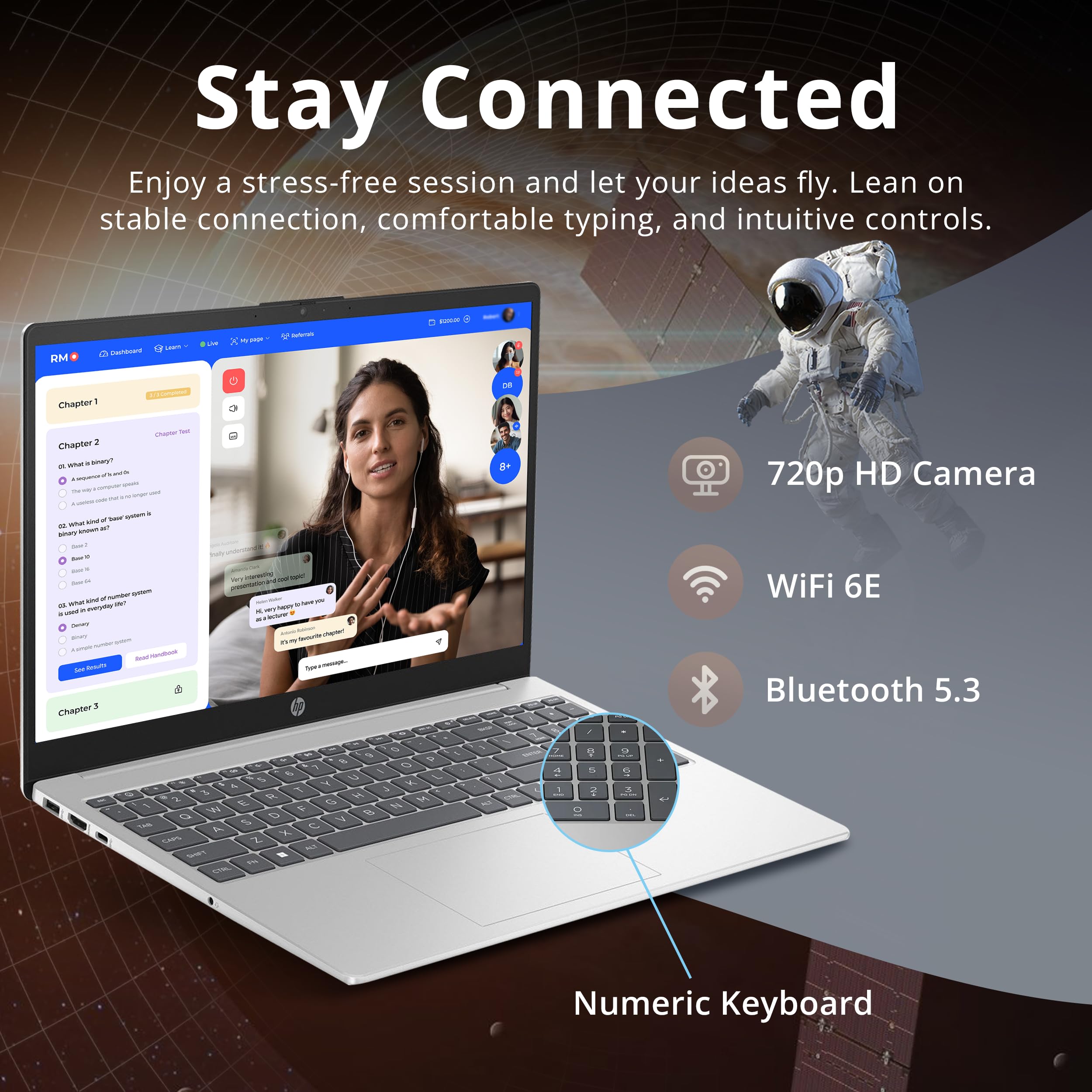 Hp Pavilion 15.6'' Touchscreen Laptop, Intel I3-1215U, 32Gb Ram, 2.16Tb Storage(2Tb Ssd + 160Gb Docking Station Set), Intel Uhd