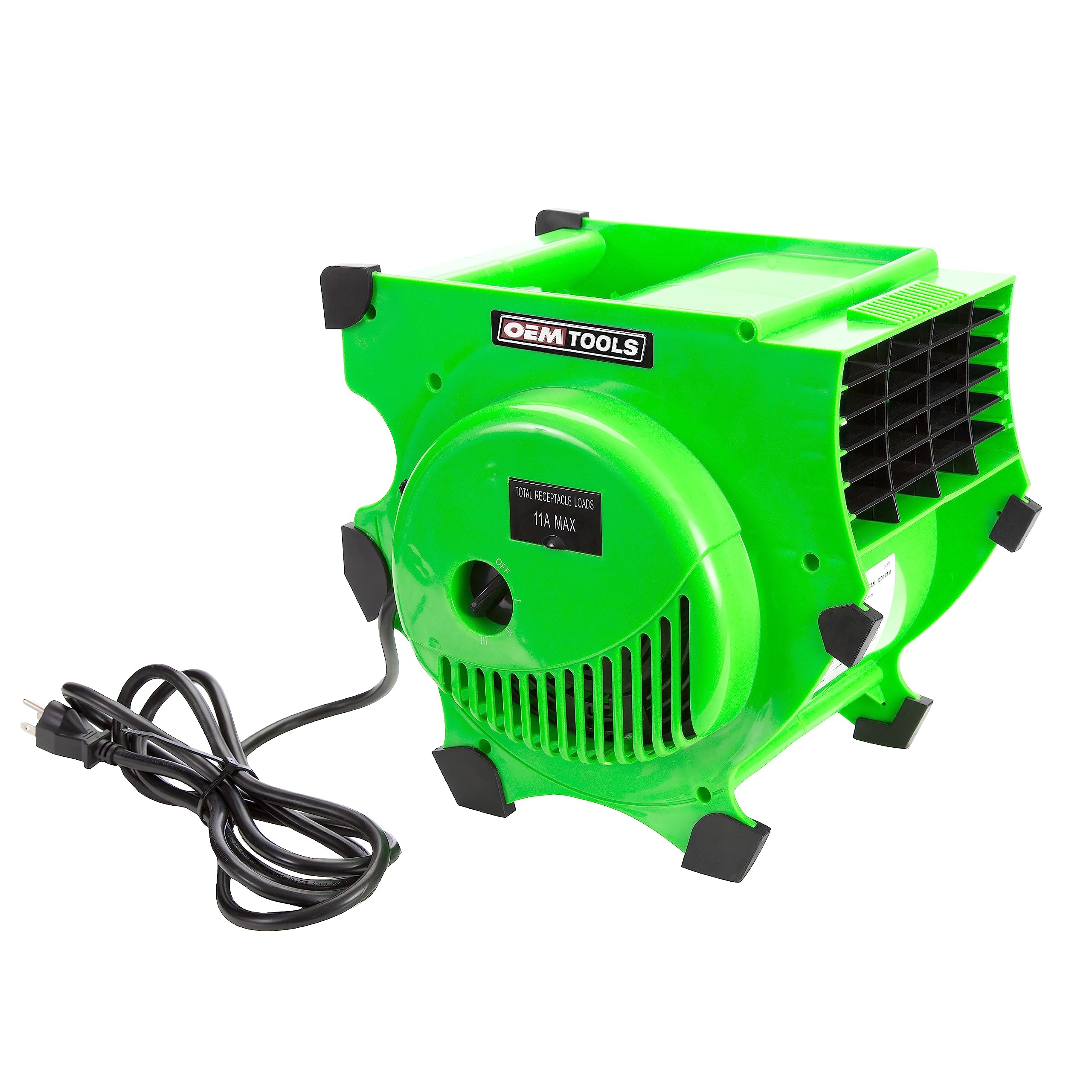 Oem Tools Oem24878 Portable MechanicS Blower Fan, 3Speed Motor, 1200 Cfm Max Indoor/Outdoor Air Mover, Includes 11Amp Grounde