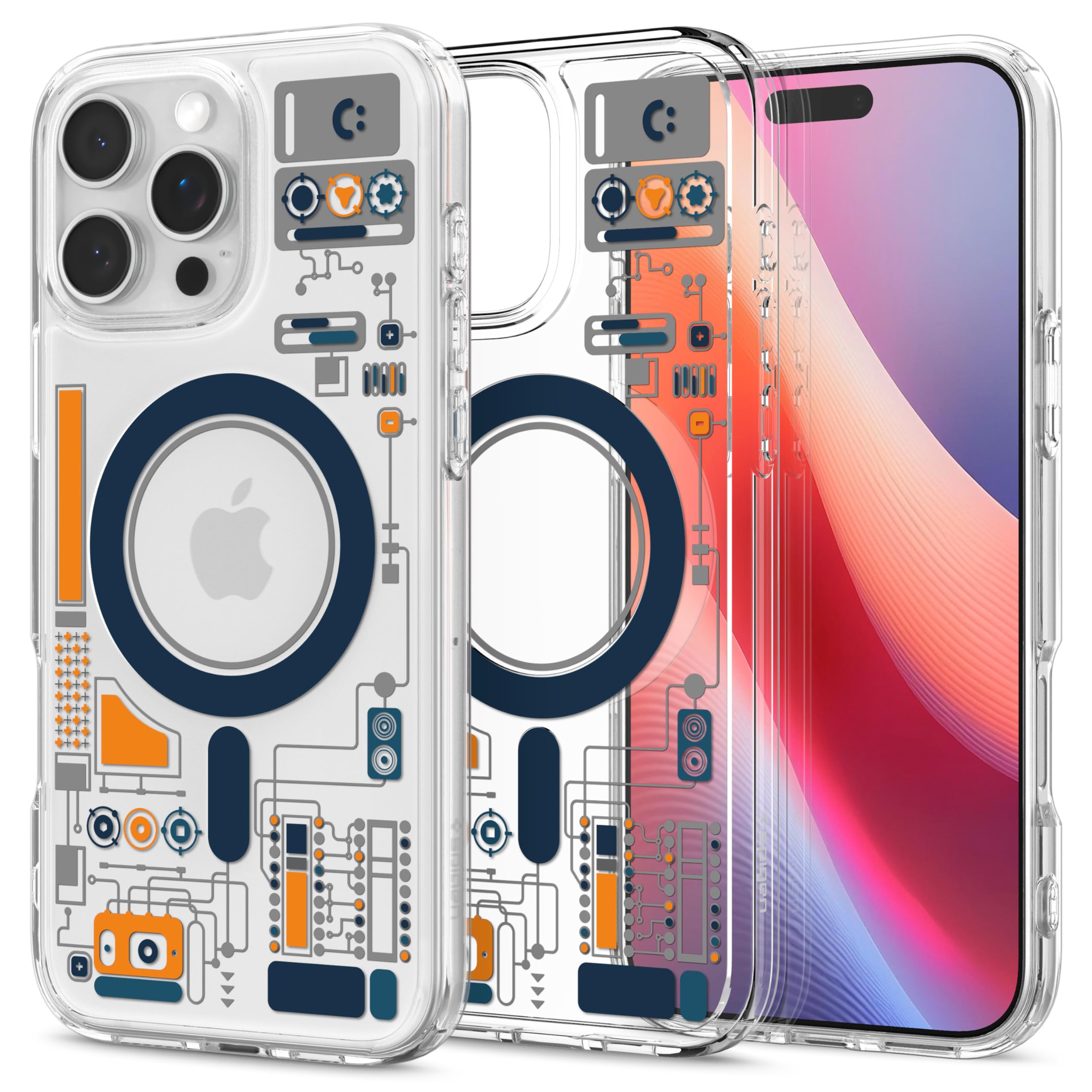 Spigen Ultra Hybrid MagFit Direct Digital Printing Case for iPhone 16 Pro [Custom Design][Compatible with Magsafe] - Analogue