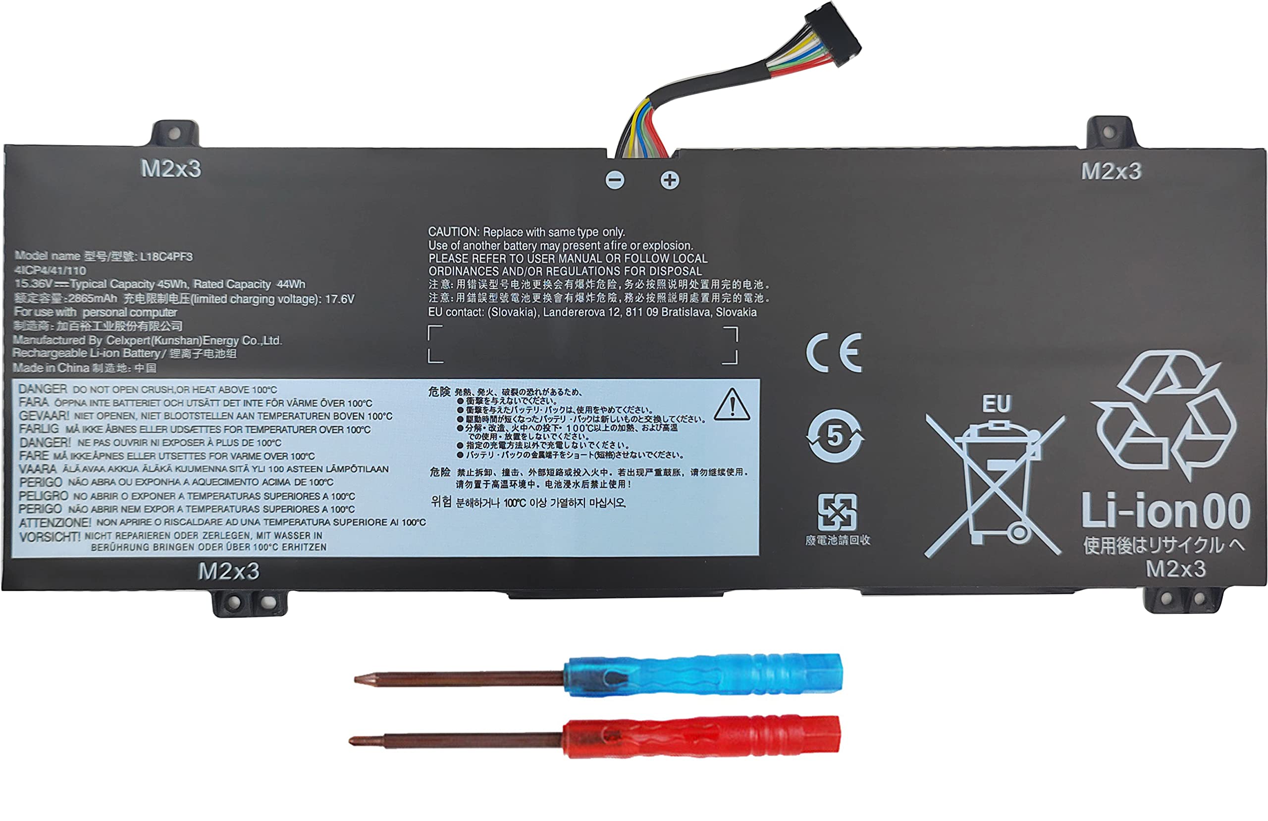 L18C4Pf3 Laptop Battery Compatible With Lenovo Ideapad C340 14Api C340 14Iml C340 14Iwl S540 14Api S540 14Iml S540 14Iwl Flex 14