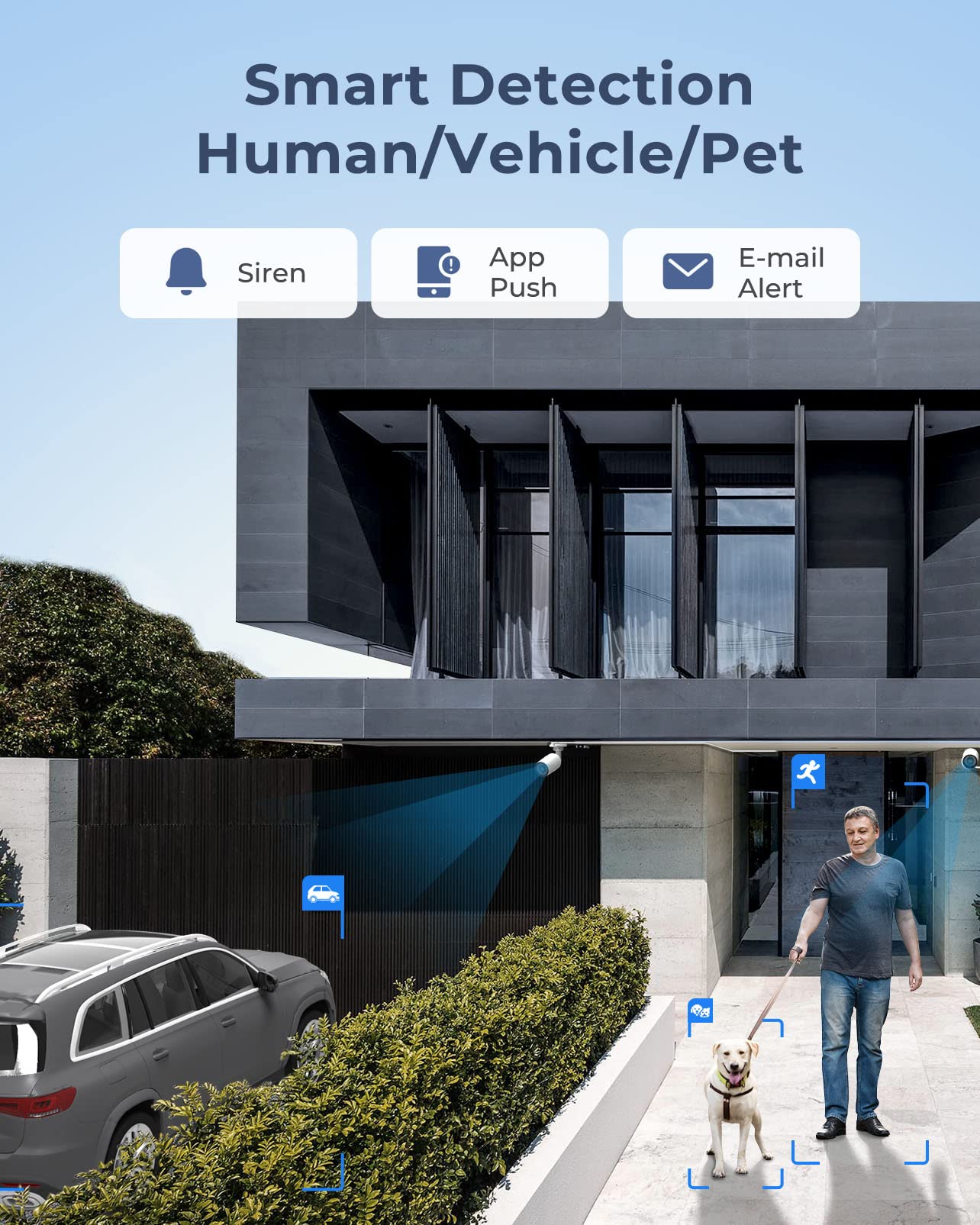 Reolink 12Mp Wired Security Camera System, 4Pcs H.265 12 Megapixel Uhd Poe Surveillance Cameras, Person Vehicle Pet Detection, Spotlight Color Night Vision, 8Ch Nvr With 2Tb Hdd, Rlk8 1200B4 A