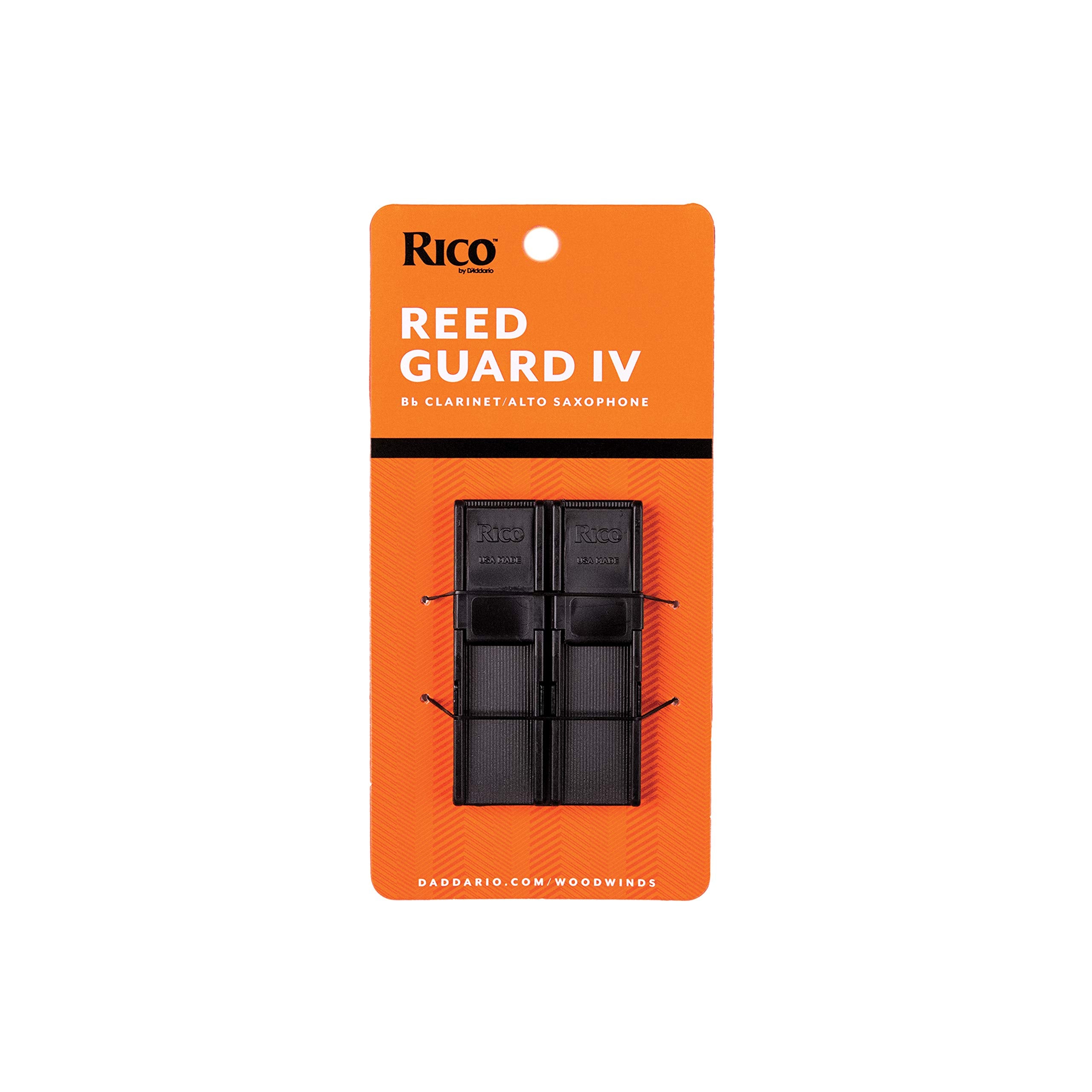 Daddario Reed Guard Iv - Sax & Clarinet Reed Case - Fits Reeds For Bb Clarinet, Soprano Sax, & Alto Sax