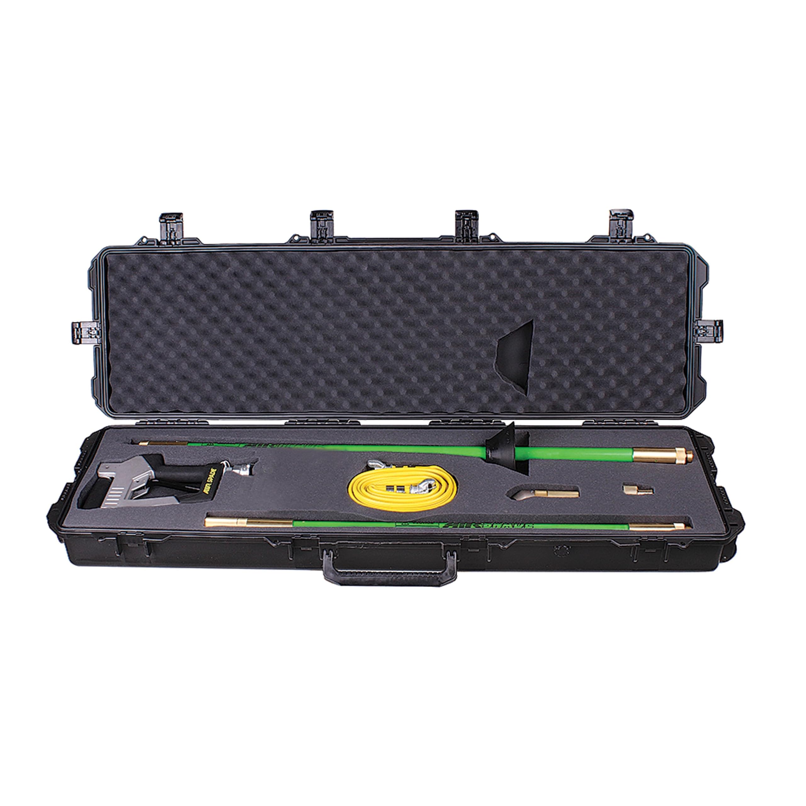 AirSpade 4000 150 CFM Utility Series Kit, Air-Excavation Tool with Supersonic Nozzle, 4 Foot Barrel & 3 Foot Extension in Heavy