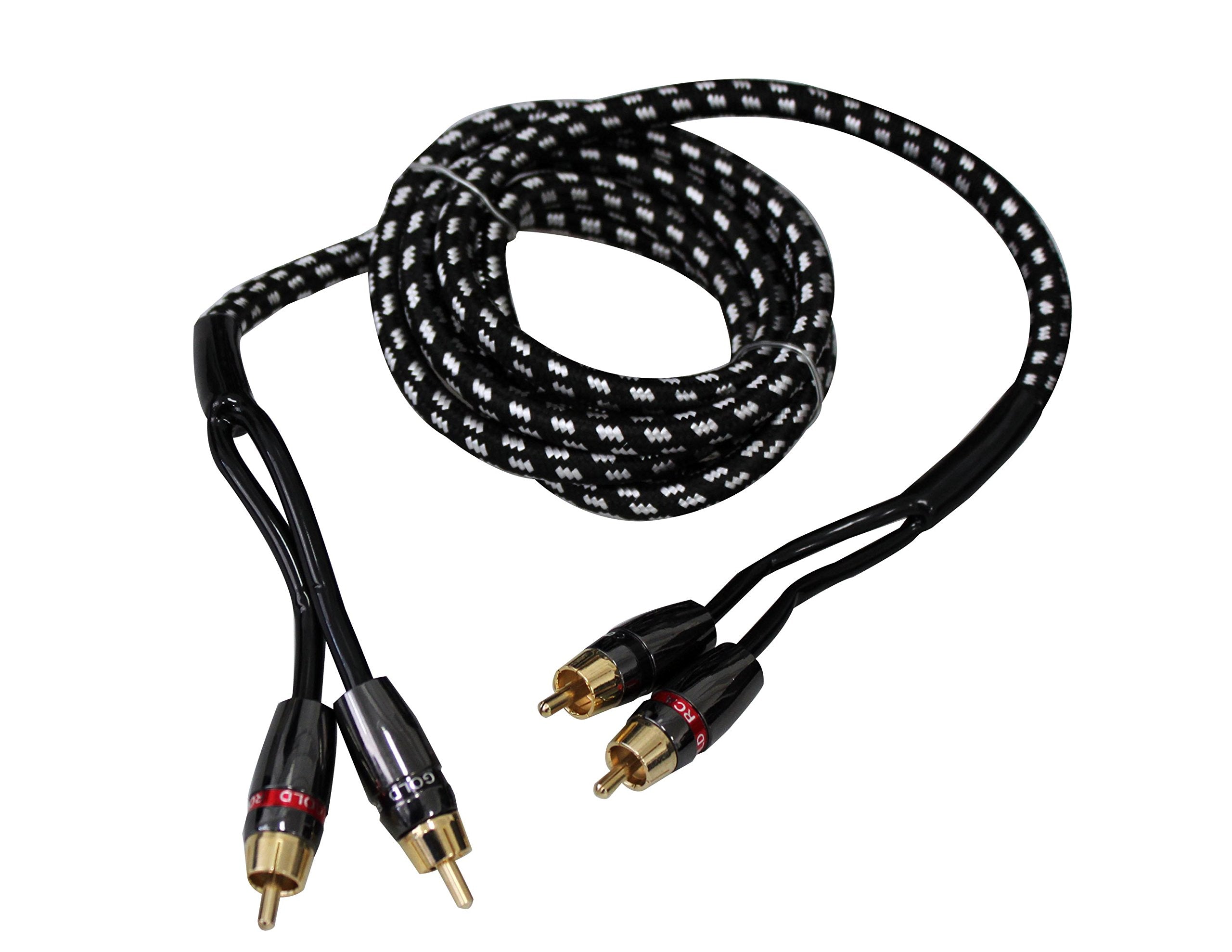 Absolute Usa Comr12 12 Feet Competition Series Rca Audio Interconnect Cable