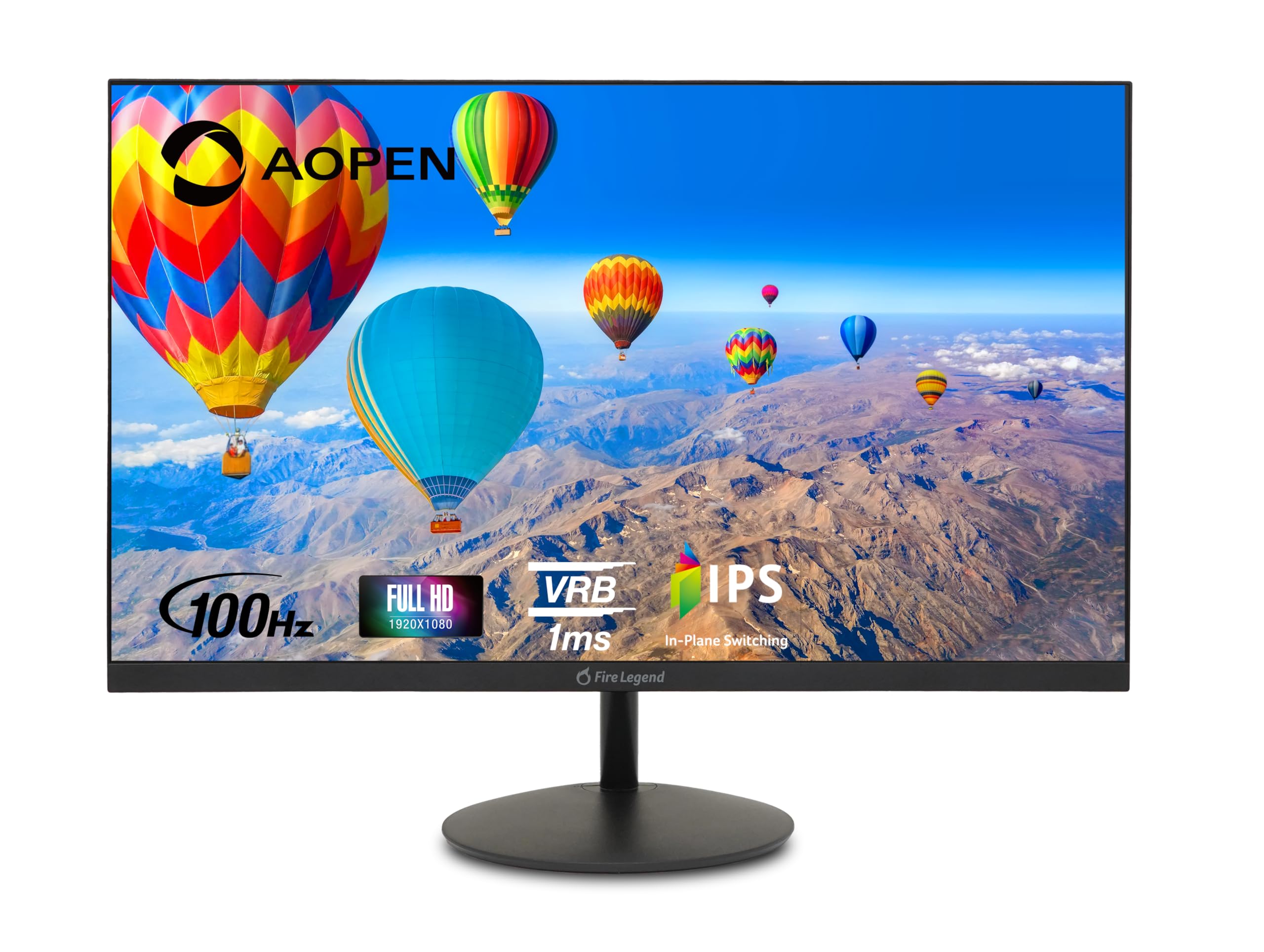 Aopen 27Sa2 Ebi 27' Ips Full Hd (1920 X 1080) Zero Frame Gaming Office Monitor | Amd Freesync Technology | Ultra Thin Stylish Design | 100Hz | 1Ms Tvr | Low Blue Light | Tilt | Hdmi & Vga Ports| Black