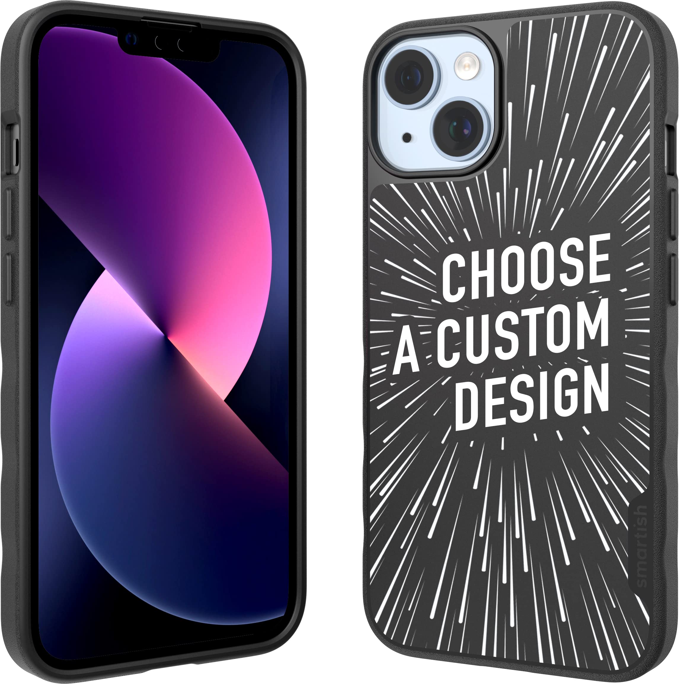 Smartish iPhone 14 Slim Case - Gripmunk Compatible with MagSafe [Lightweight + Protective] Thin Grip Cover with Microfiber Linin