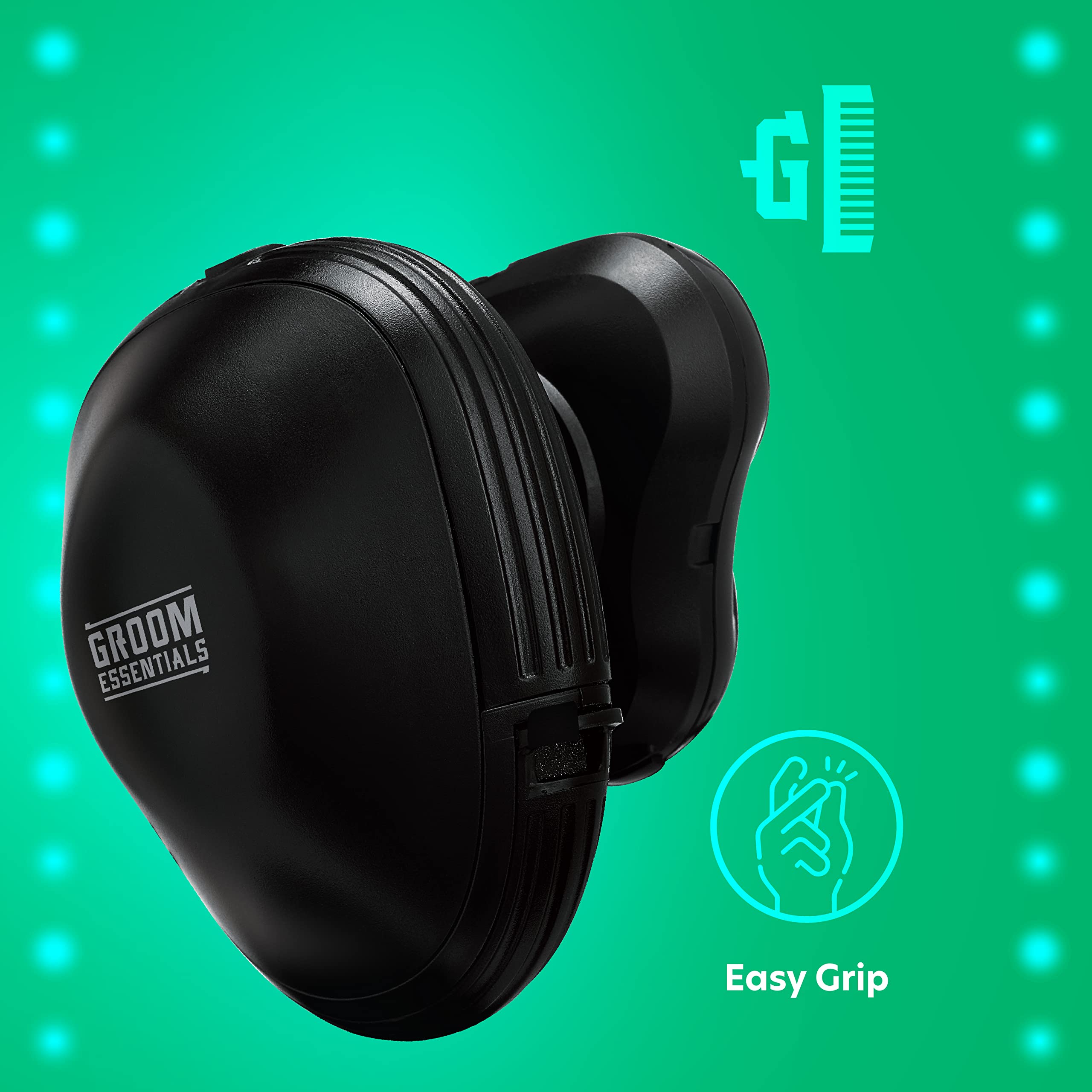 Groom Essentials 3D Rotary Face And Head Shaver For Men, Led Light, Battery Operated Compact, Cordless Electric Shavers For Men,