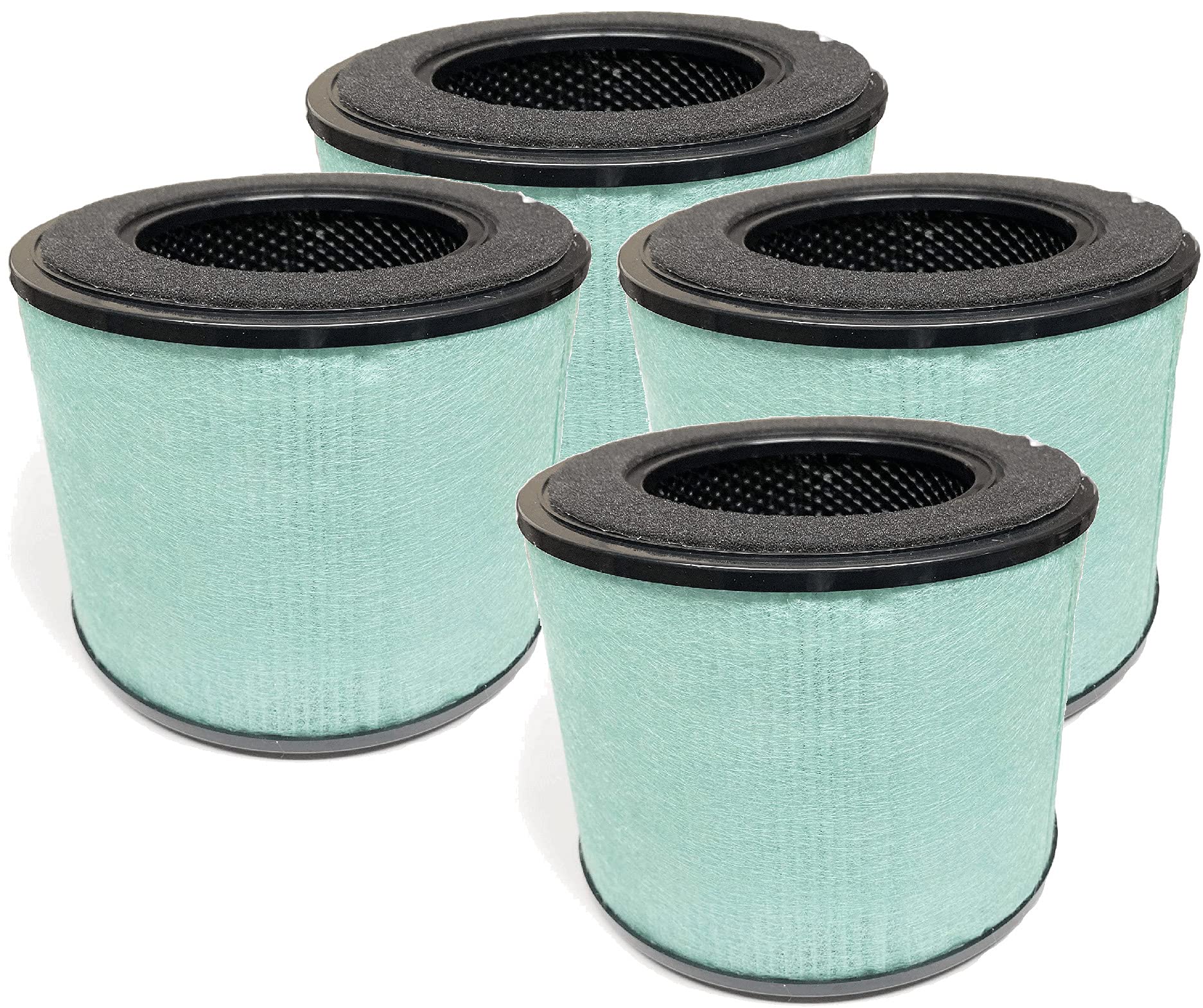 Nispira Bs 08 3 In 1 Hepa Air Filter Replacement Compatible With Partu Air Purifier Bs 08, 4 Packs