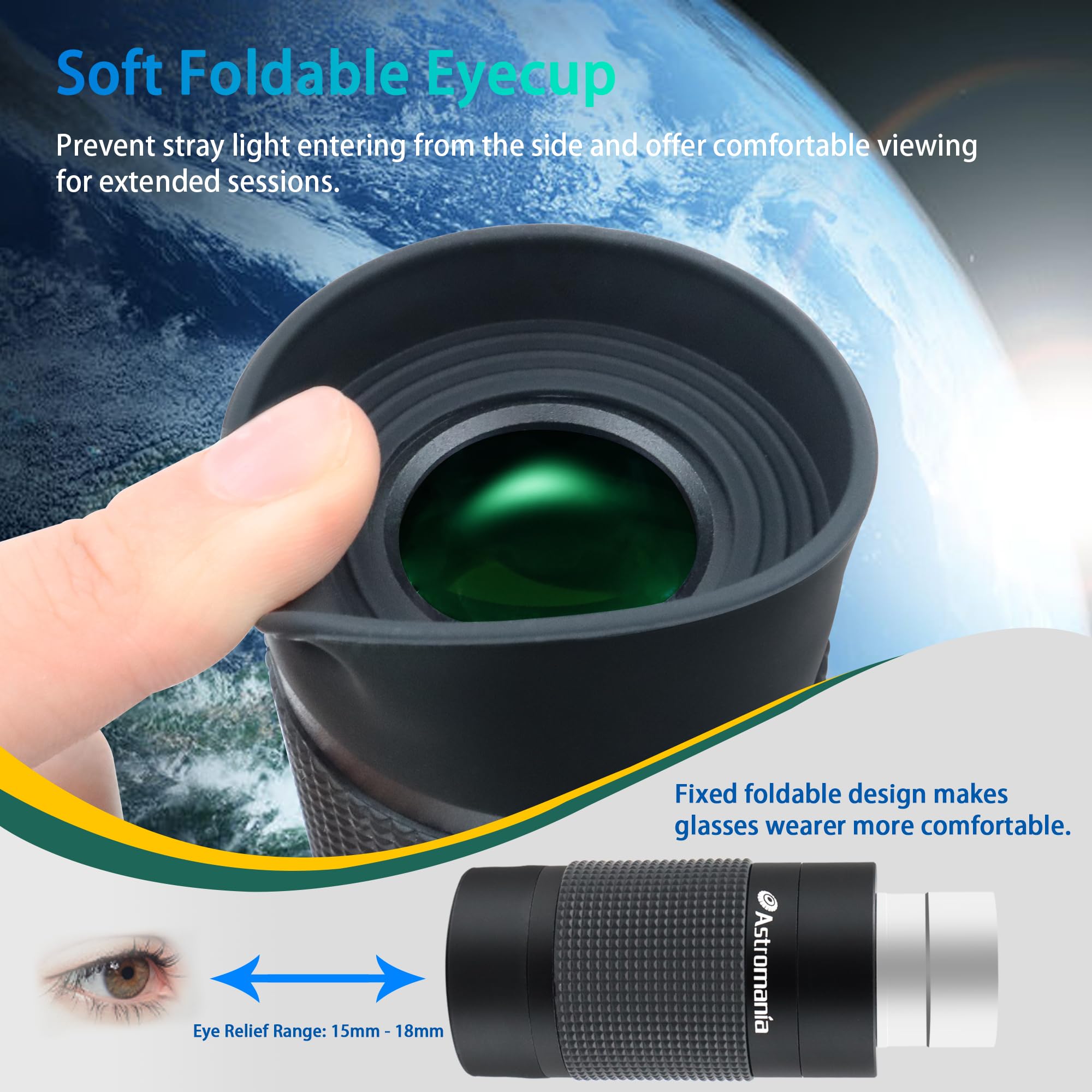 Astromania 1.25'' 8 24Mm Zoom Eyepiece For Telescope With T Thread