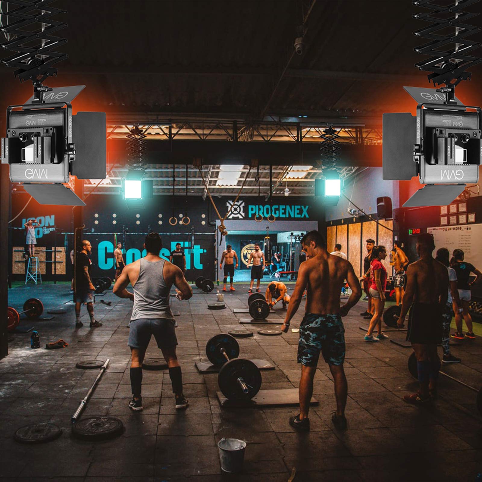 Gvm Rgb Led Panel Video Light, Photography Lighting With App Control, 800D Video Lighting Kit For Youtube Studio, Gaming, Stream