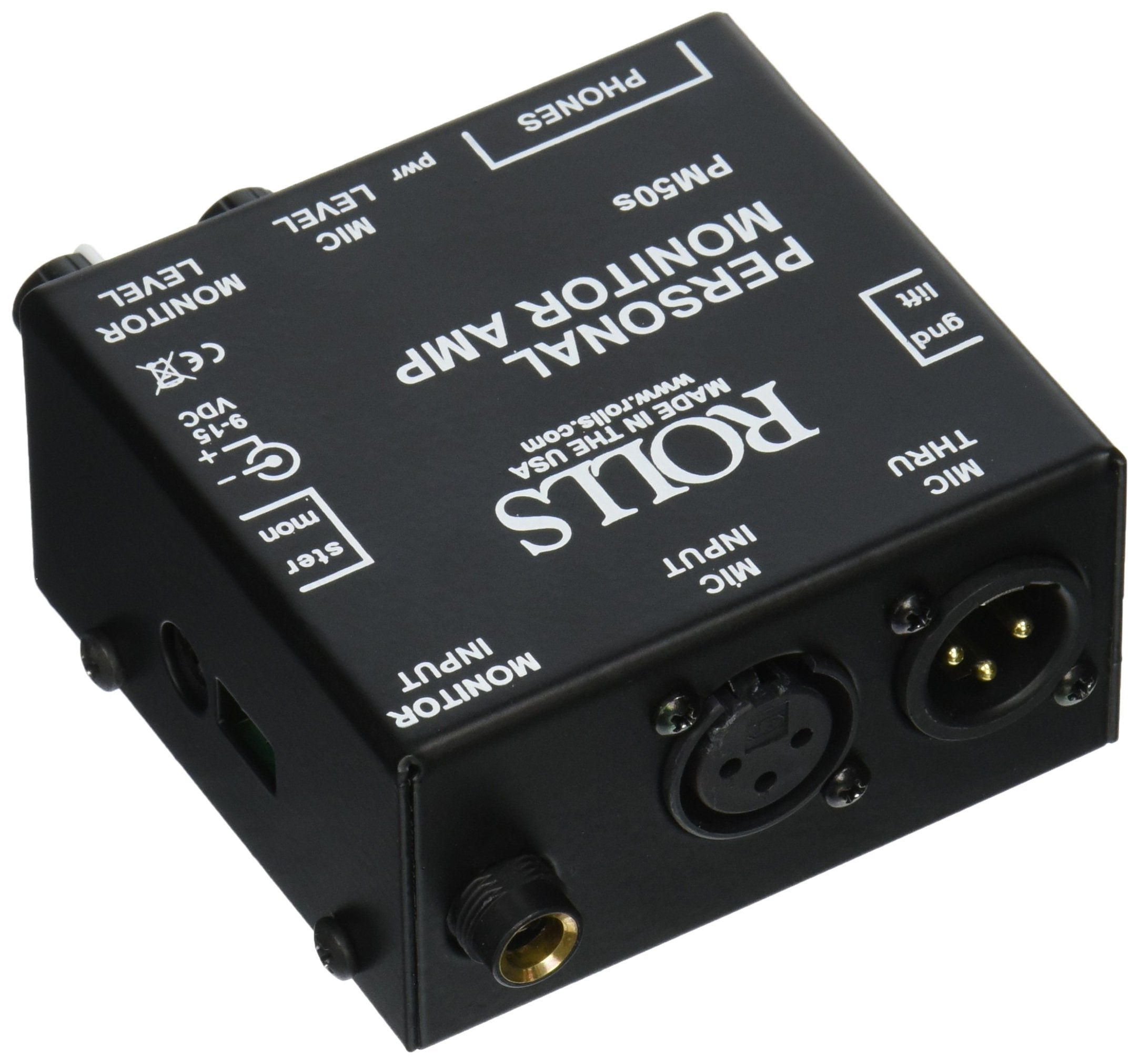 Rolls Pm50S Personal Monitor Amplifier , Black