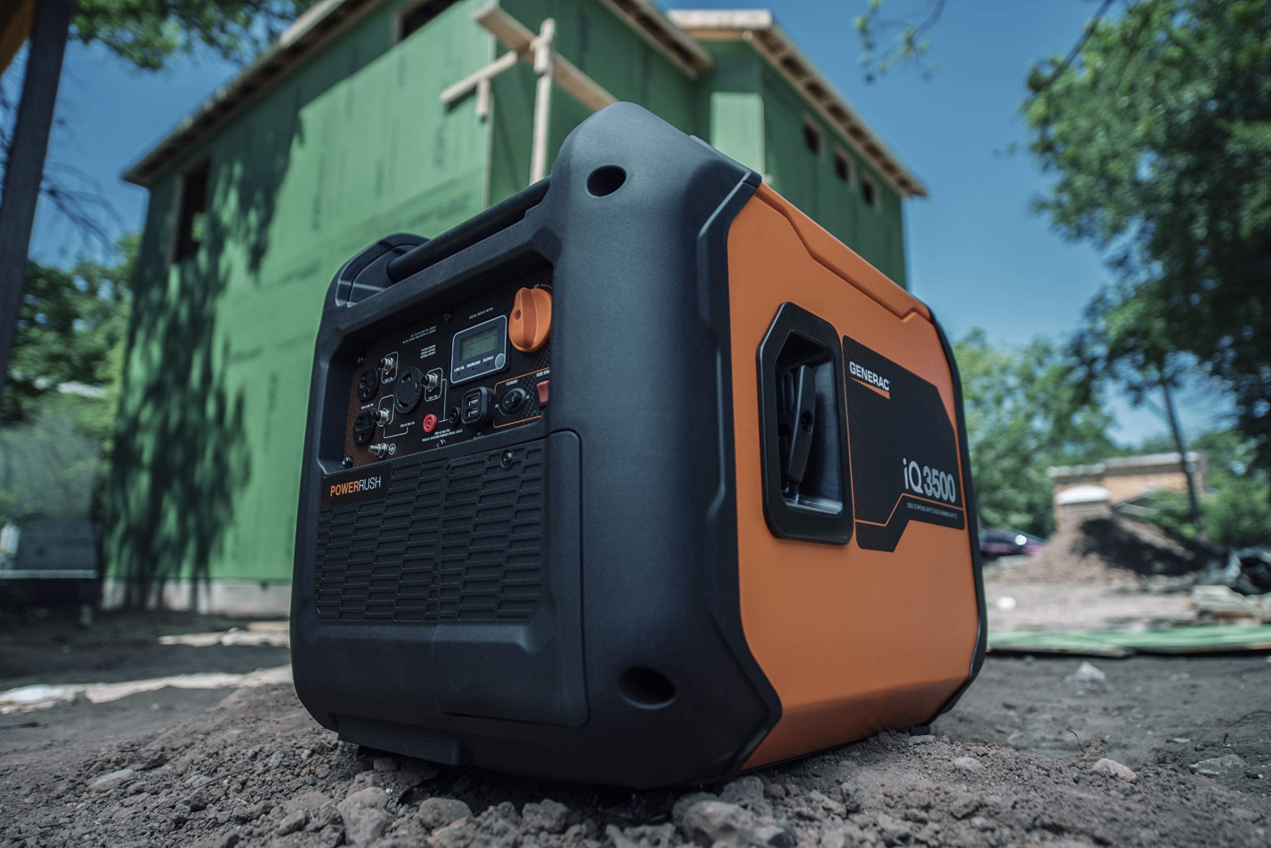 Generac 7127 Iq3500 3,500 Watt Gas Powered Portable Inverter Generator   Durable, Lightweight Design With Parallel Capability