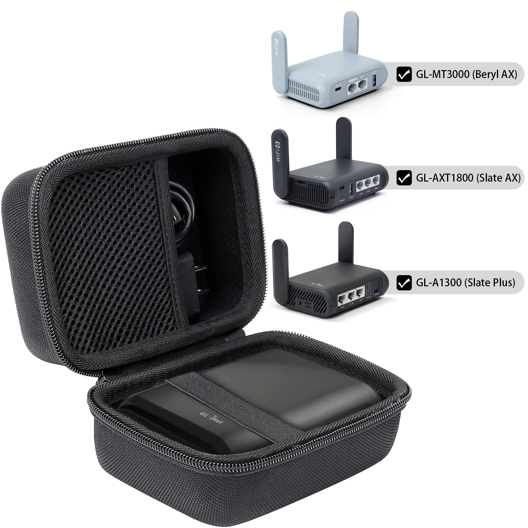 Aenllosi Hard Case Replacement For Gl.Inet Gl Axt1800 (Slate Ax)/Gl Mt3000 (Beryl Ax) Pocket Sized Wi Fi 6 Gigabit Travel Router