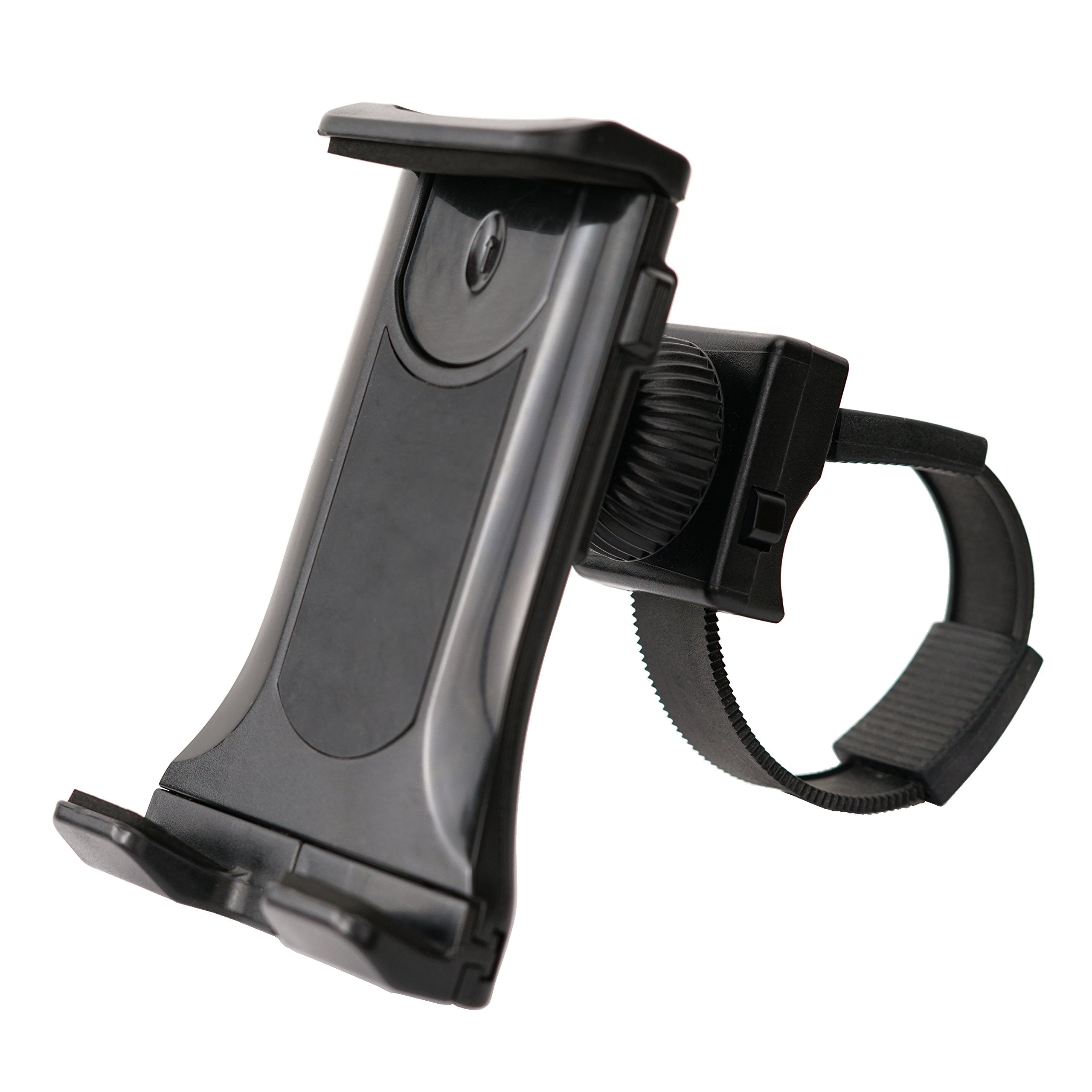Sunny Health & Fitness Mobile Phone And Tablet Clamp Mount Holder For Bikes, Ellipticals, Treadmills And Other Handlebar Fitness