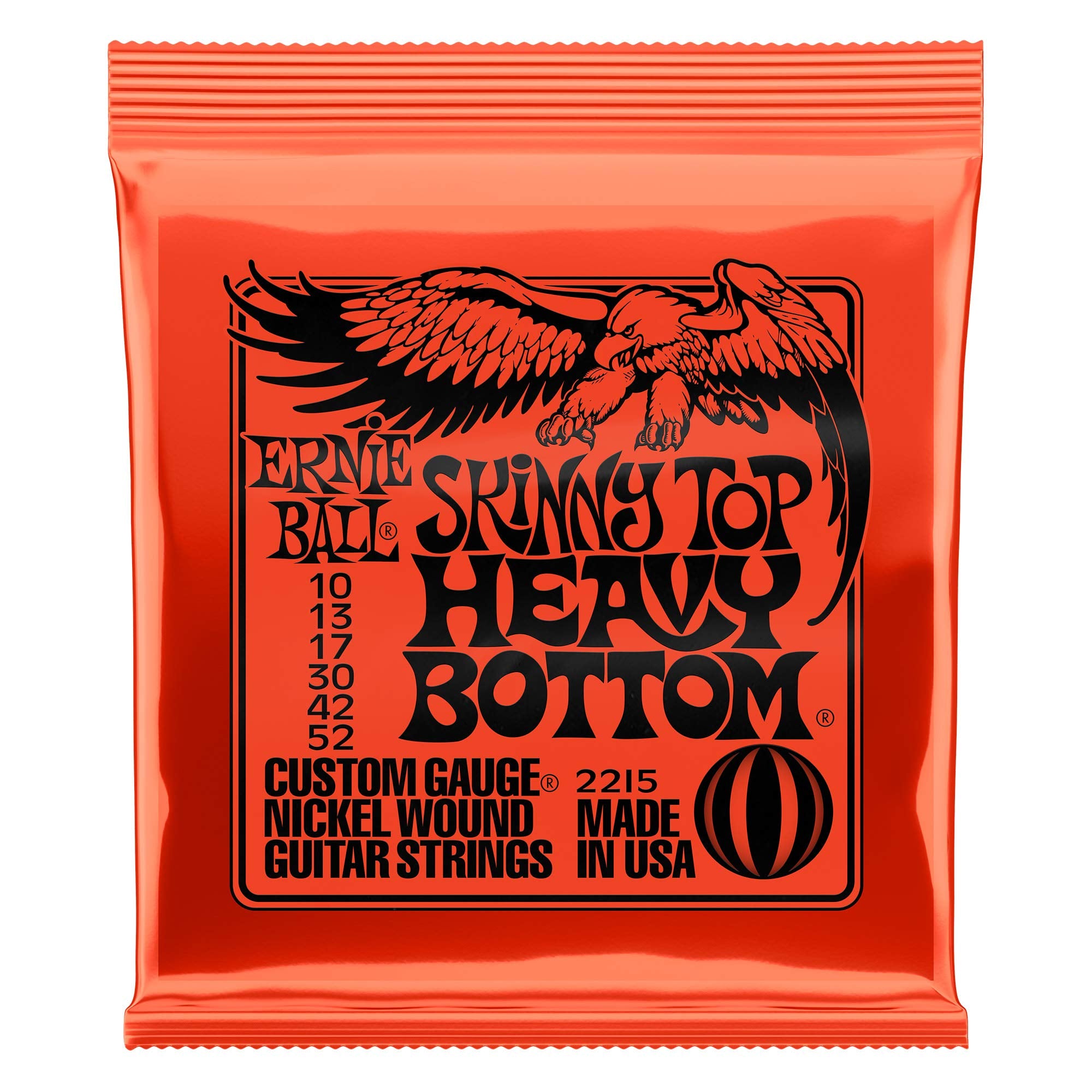 Ernie Ball 2215 Skinny Top/Heavy Bottom Slinky Nickel Wound Strings   4 Pack