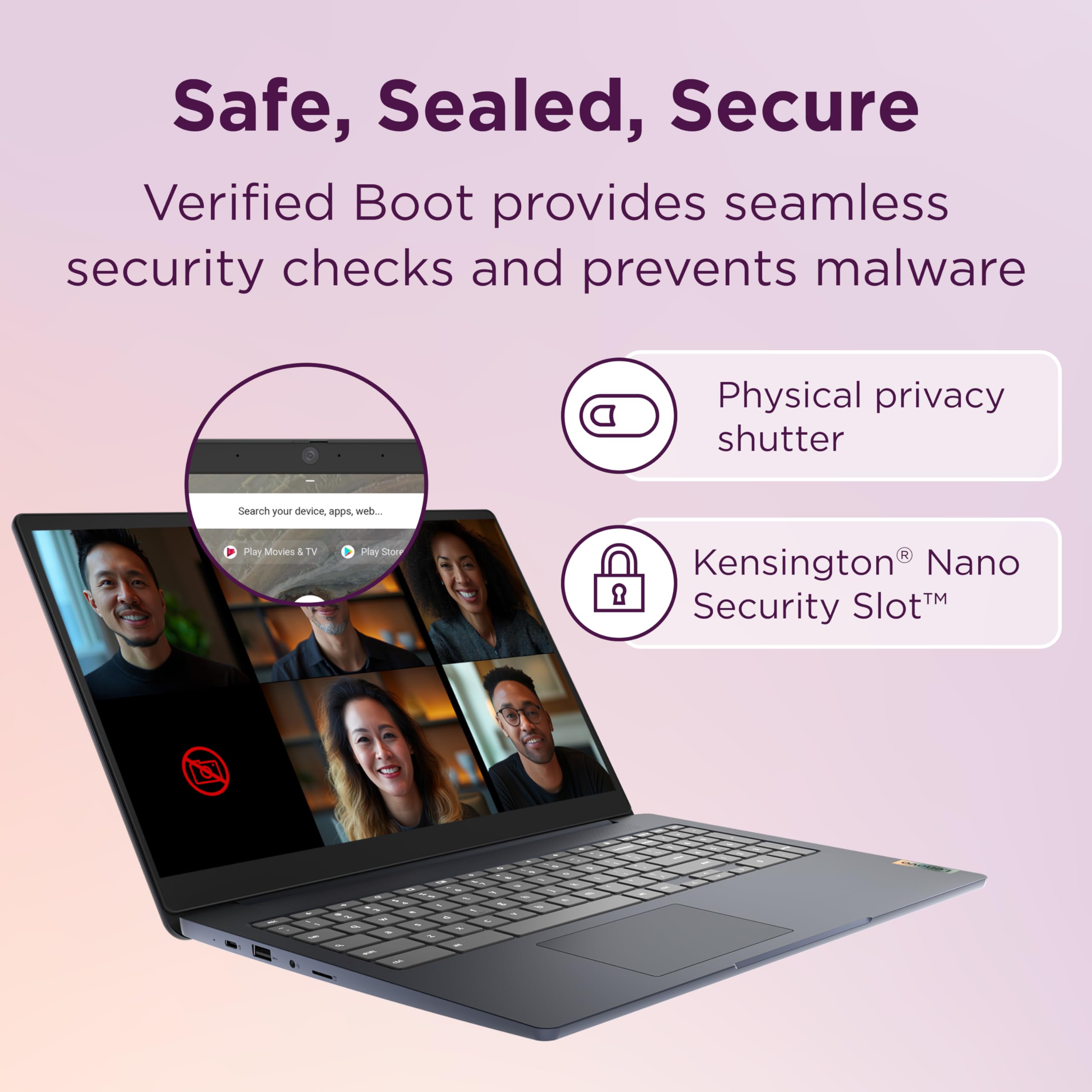 Lenovo Ideapad 3I Chromebook, 15.6    Fhd Display, Intel Celeron N4500, 8Gb Ram, 64Gb Emmc, 1920X1080 Px, 720P Camera, Chrome Os