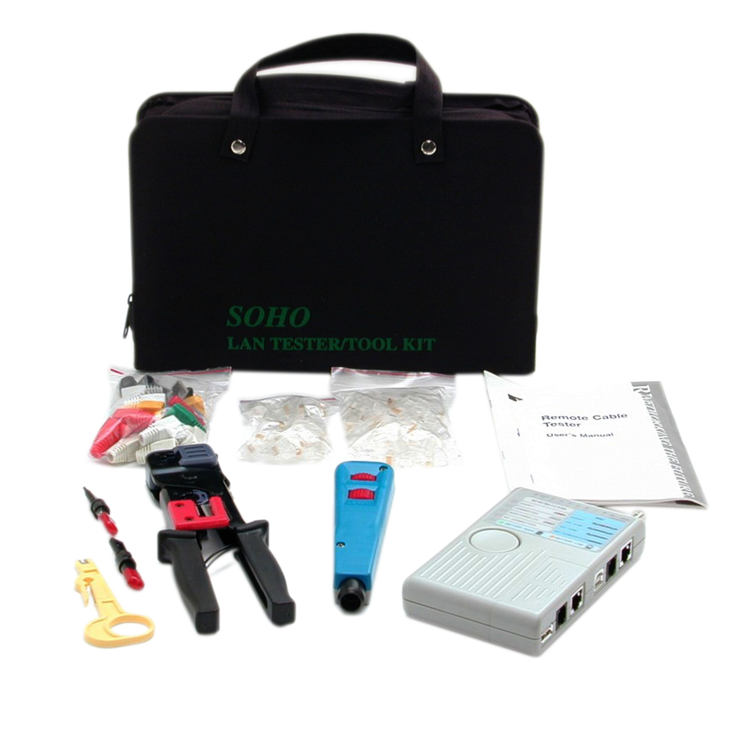Startech.Com Professional Rj45 Network Installer Tool Kit W/ Carrying Case   Network Tools Kit (Ctk400Lan)