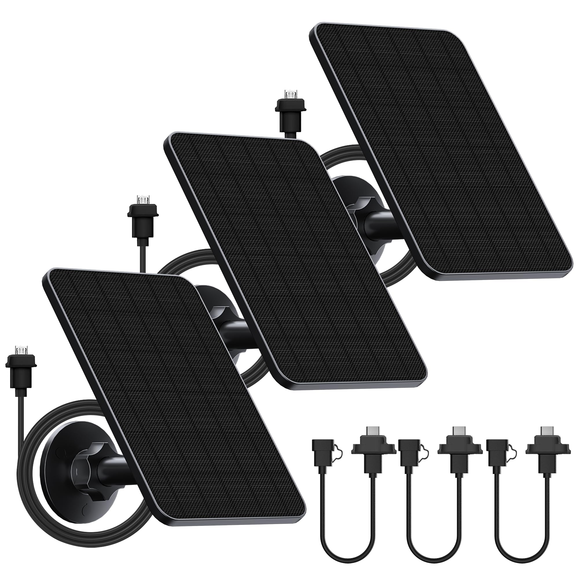 Rhorawill 3 Pack Solar Panel For Blink Outdoor 4(4Th Gen)/Blink Outdoor(3Rd Gen) Xt3 And Blink Xt2/Xt Camera(Not Included)/Blink