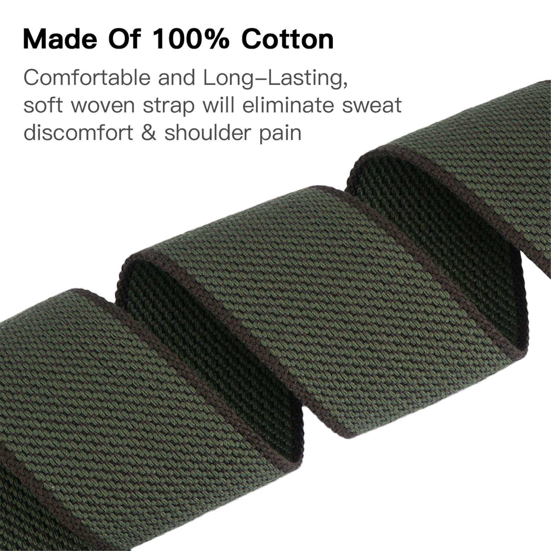 Tifanso Guitar Strap, Soft Cotton Guitar Straps With 3 Pick Holders, Strap Button Headstock Adaptor, 1 Pair Strap Locks And 3 Gu