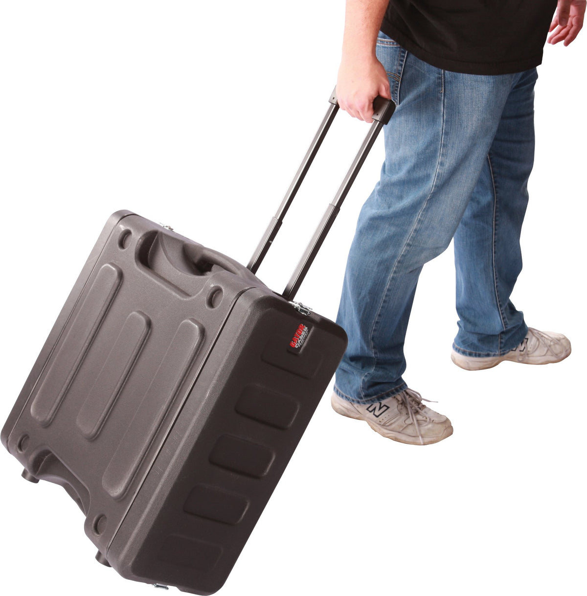 Gator Cases Pro Series 19'' Depth 8U Rolling Rack Case With Recessed W ...