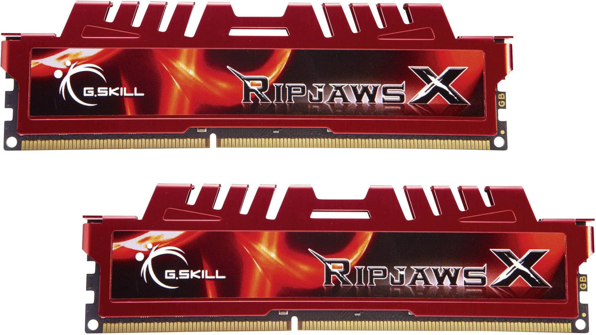 G.SKILL RipjawsX Series (Intel XMP) DDR3 RAM 16GB (2x8GB) 1600MT/s CL10-10-10-30 1.50V Desktop Computer Memory UDIMM (F3-12800CL10D-16GBXL)