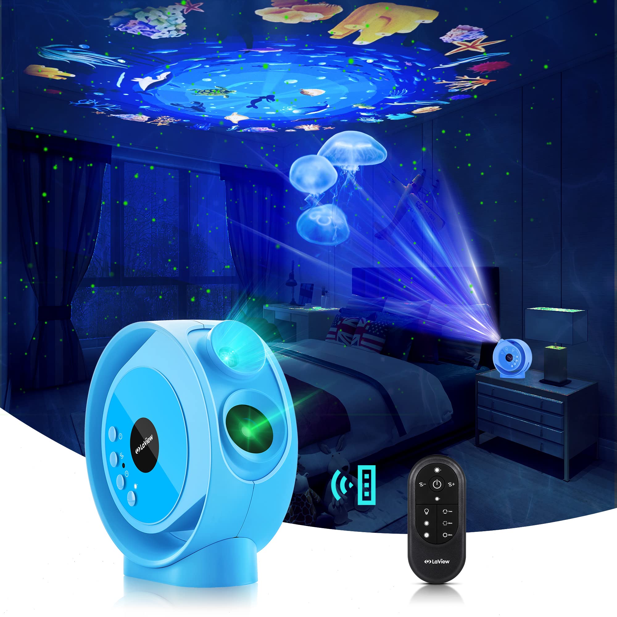 Laview Galaxy/Star Projector, Home Planetarium Projector With 130 Ft