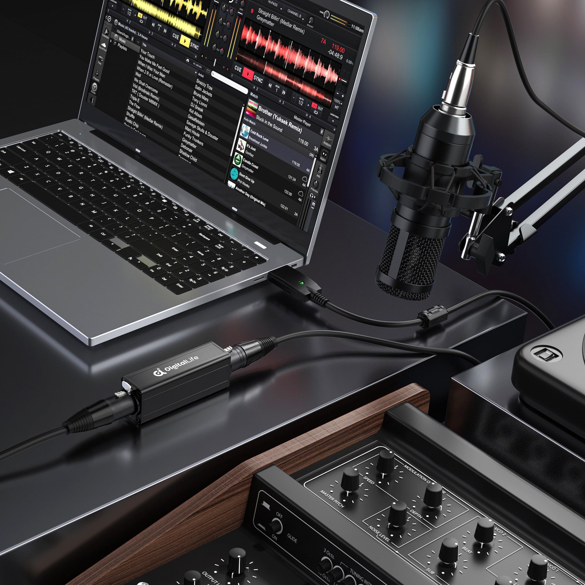 Digitallife Single-Channel Xlr Audio Ground Loop Noise Isolator - Hum Eliminator - Passive, Xlr-A600-Iii, M/F (Not Compatible Wi