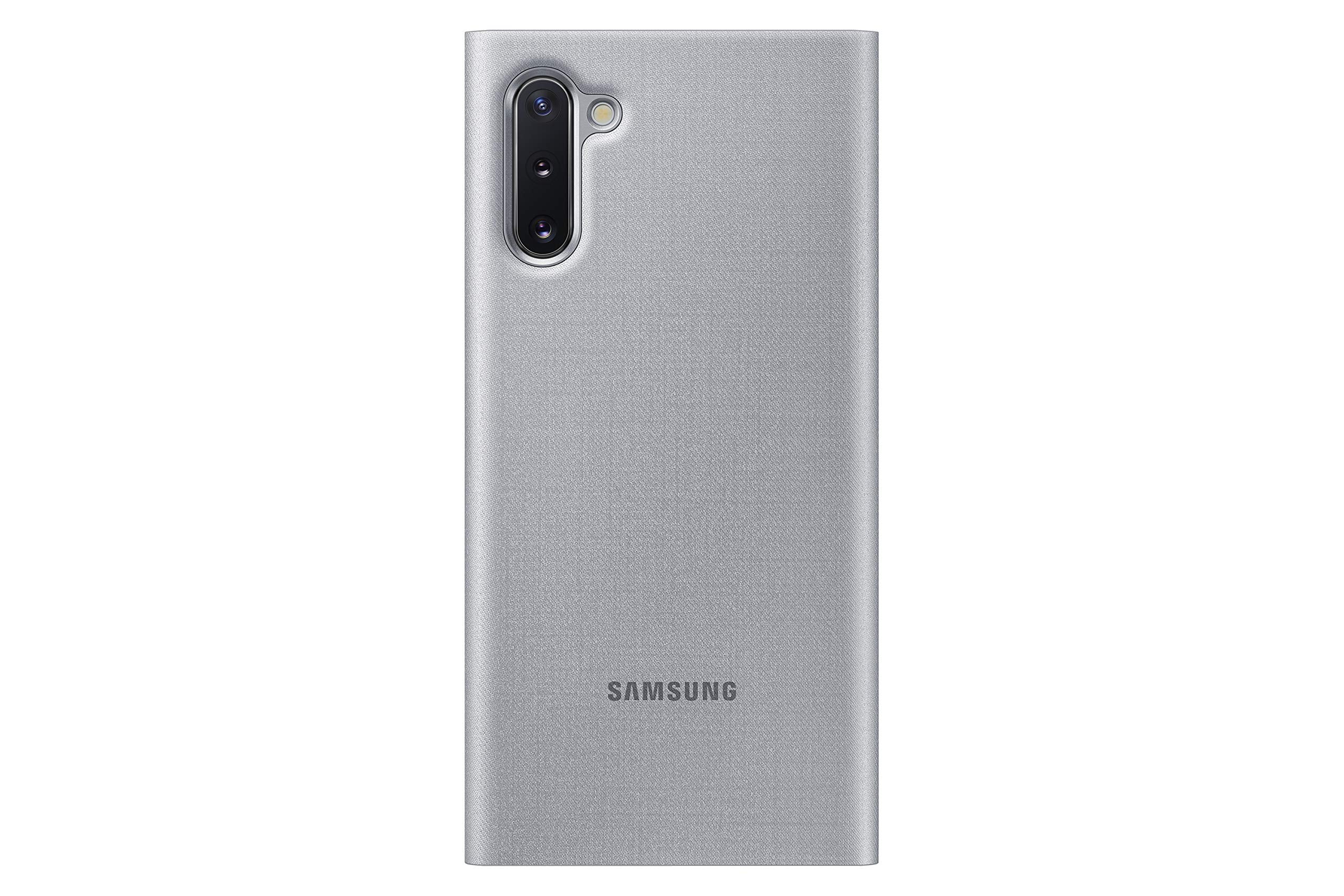 Samsung Original Galaxy Note 10 Led View Cover Case - Silver