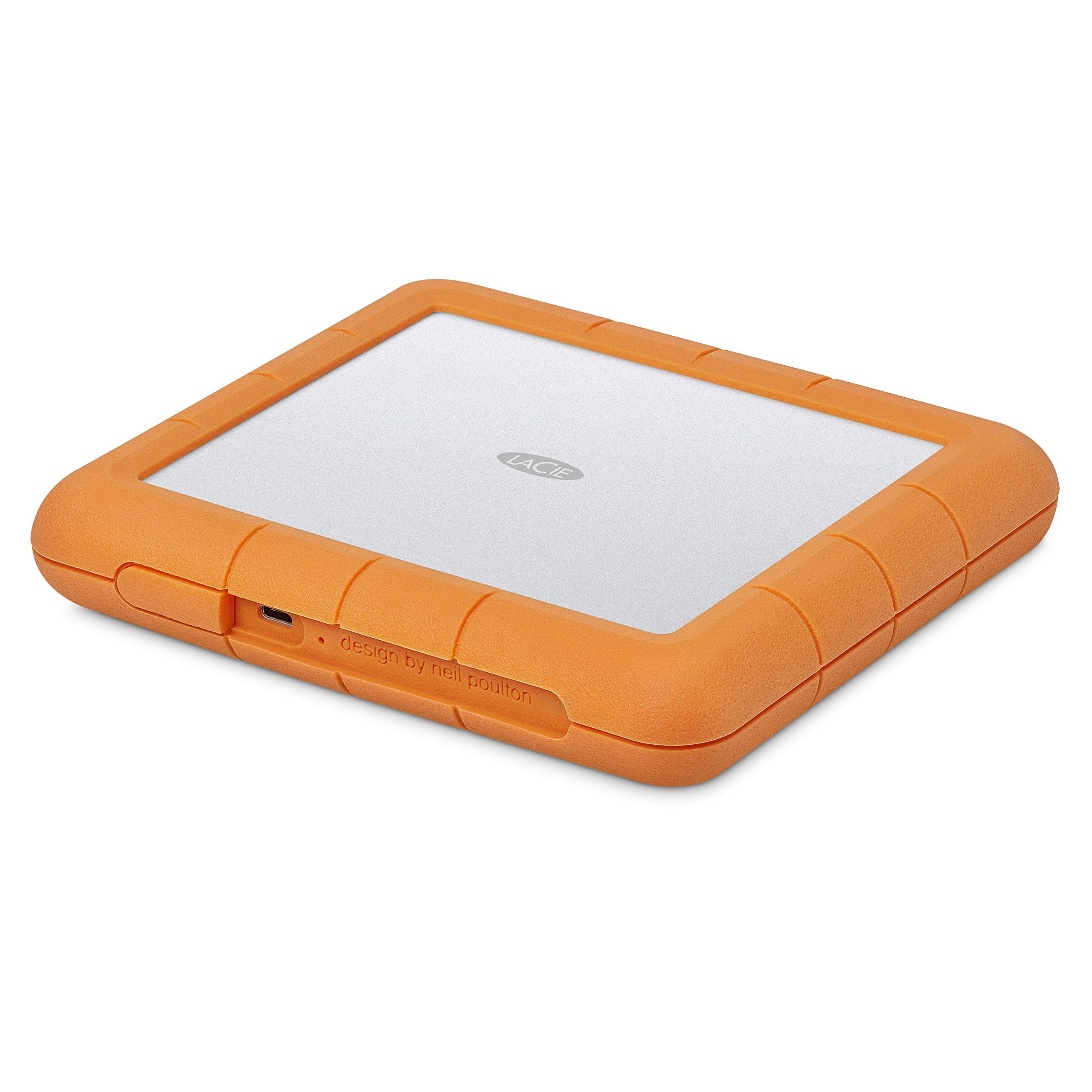 LaCie Rugged Raid Shuttle 8TB External Hard Drive Portable HDD - USB-C USB 3.0 Compatible, Drop Shock Dust Water Resistant, for 