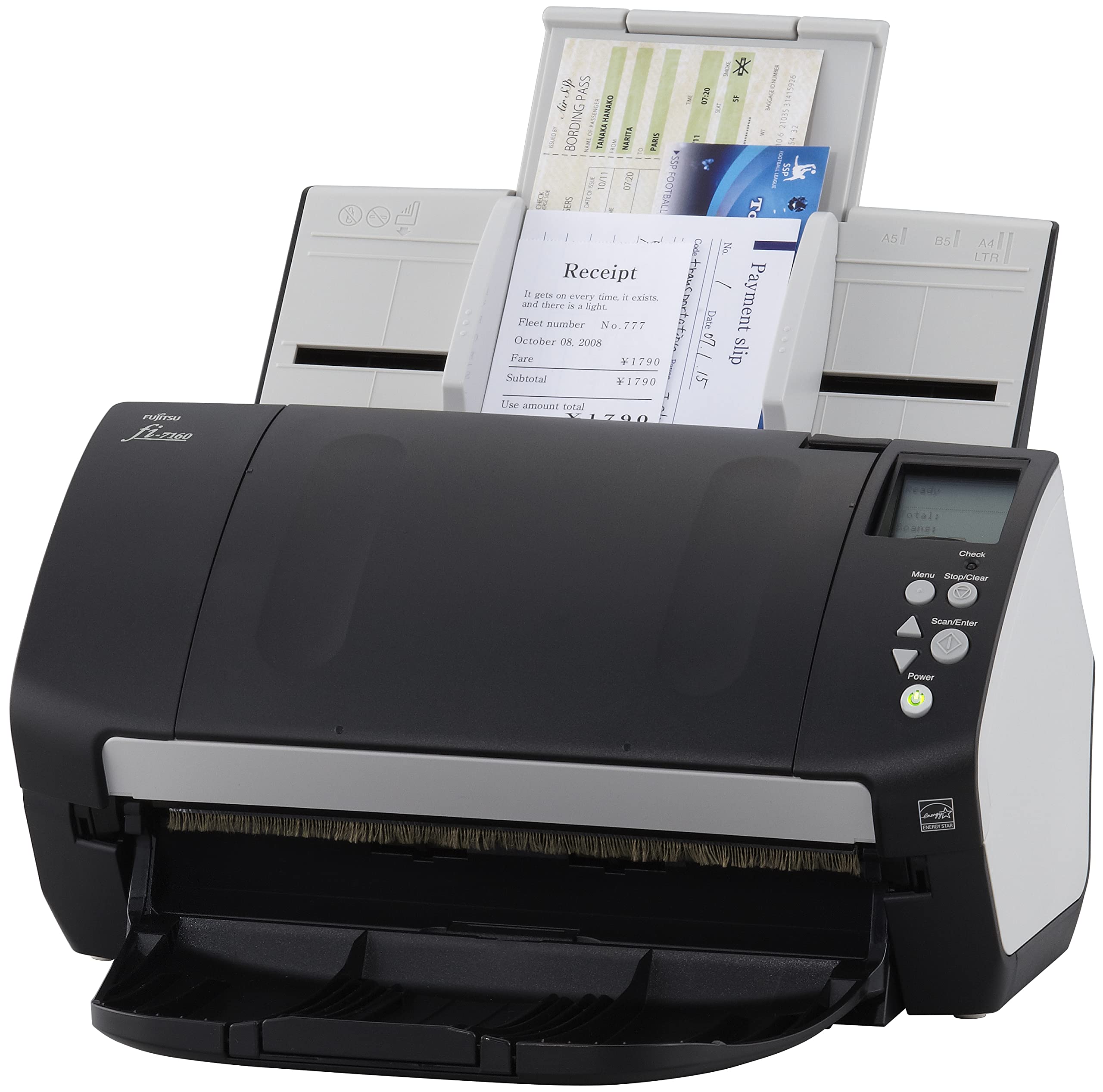 Fujitsu fi-7160 Premium Professional Desktop Color Duplex Document Scanner with 3 Years of Service
