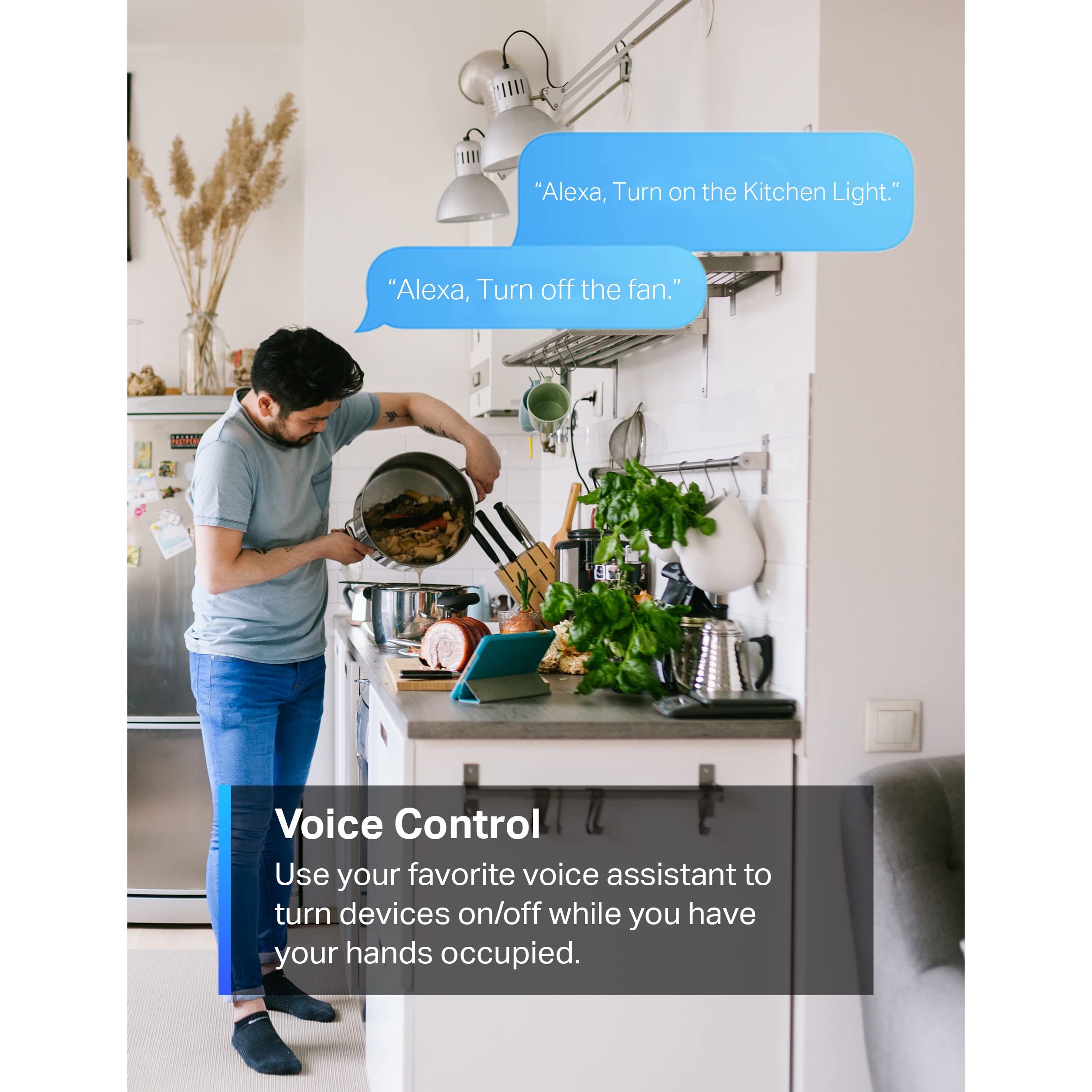 Tp Link Tapo Smart Plug Mini 15A, Smart Home Wi Fi Plug, Super Easy Setup, Compatible With Alexa & Google Home, No Hub Required,