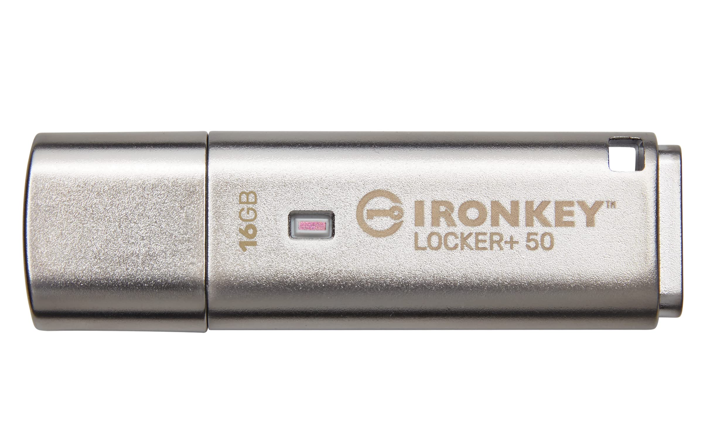 Kingston Ironkey Locker+ 50 16Gb Encrypted Usb Flash Drive | Usb 3.2 Gen 1 | Xts Aes Protection | Multi Password Security Option